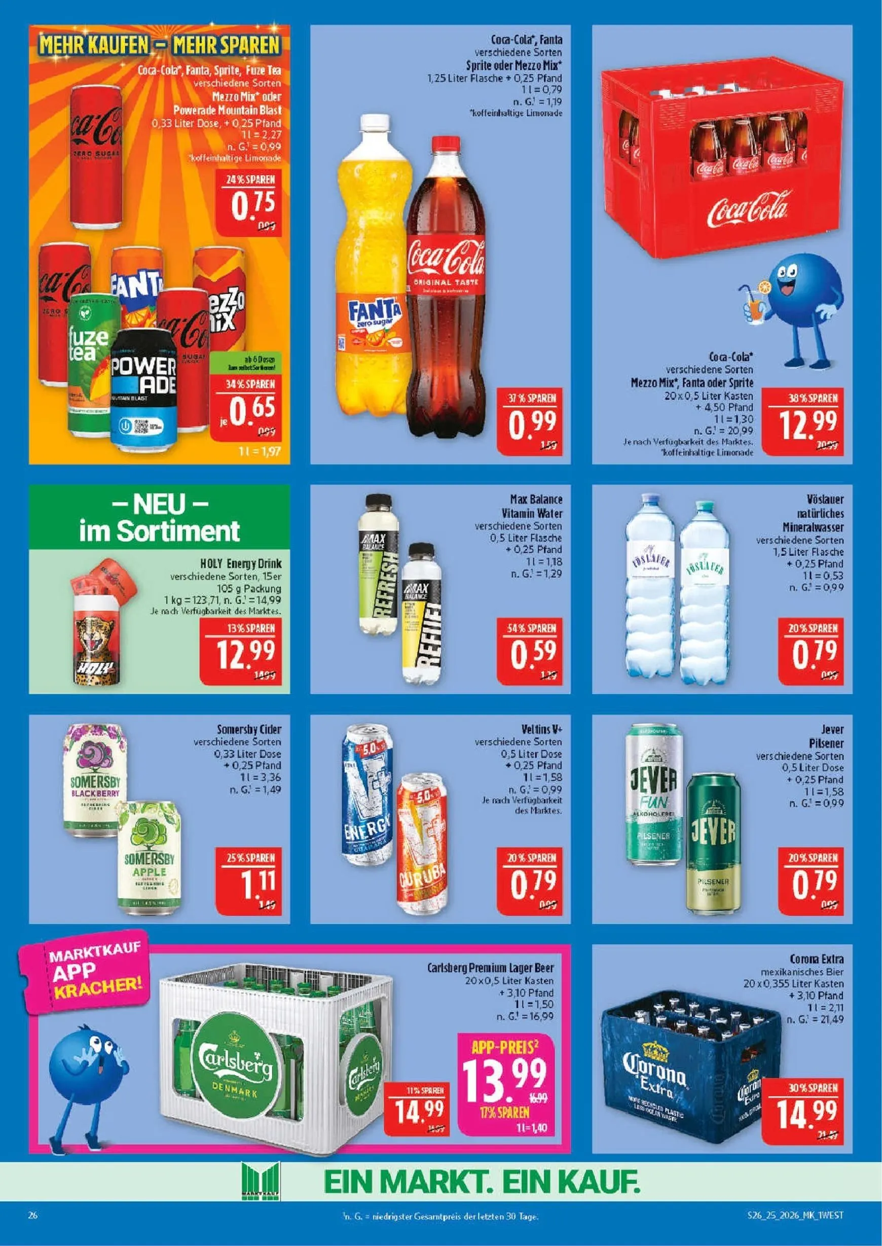 Marktkauf Prospekt nächste Woche – von Montag 15.06.2026 bis Samstag 20.06.2026 von 15. Juni bis 20. Juni 2026 - Prospekt seite 26