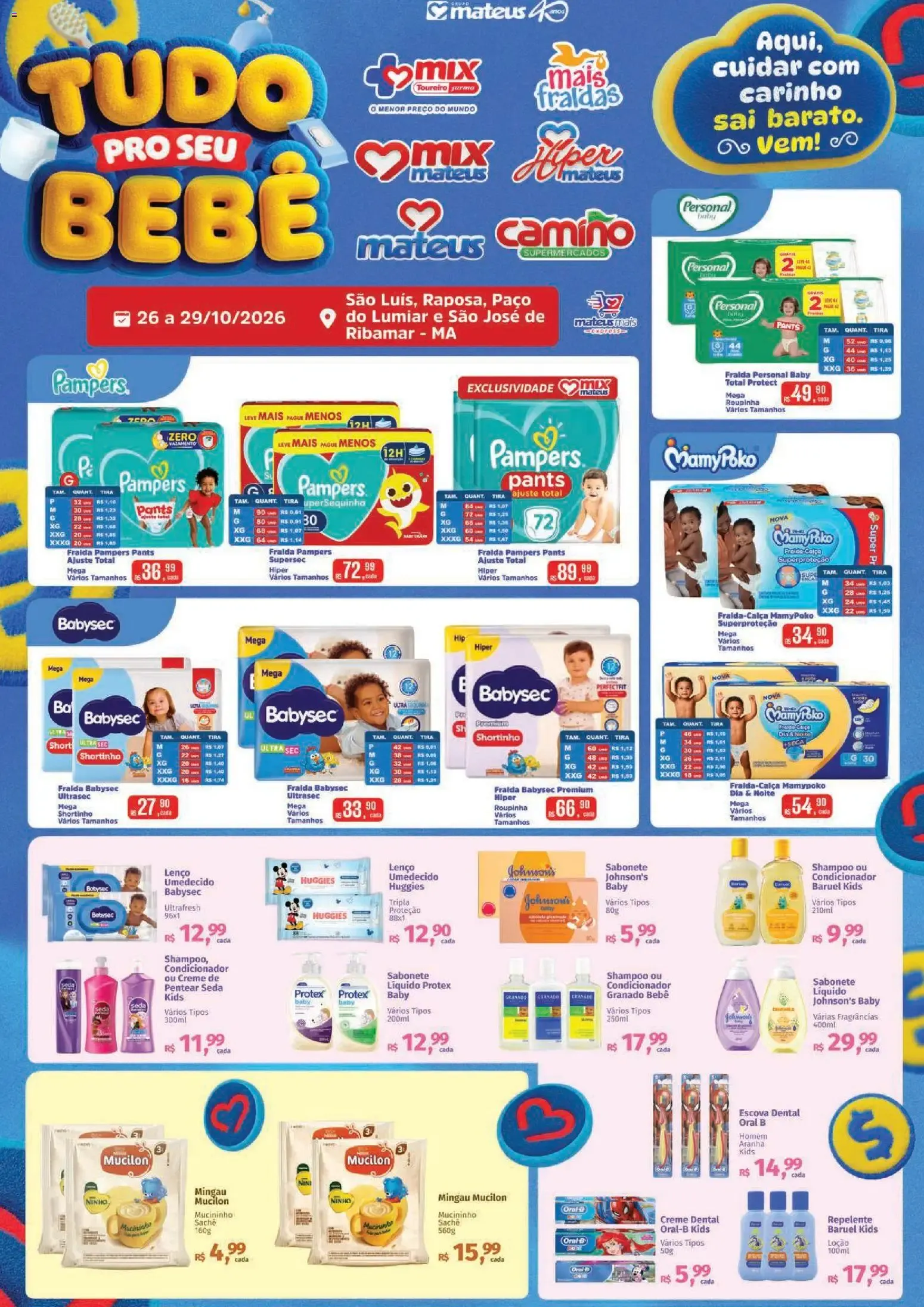 Encarte de Mateus ofertas Precinho pra Levar de 26/10/2026 | Promoções Online 26 de outubro até 29 de outubro 2026 - Pagina 3