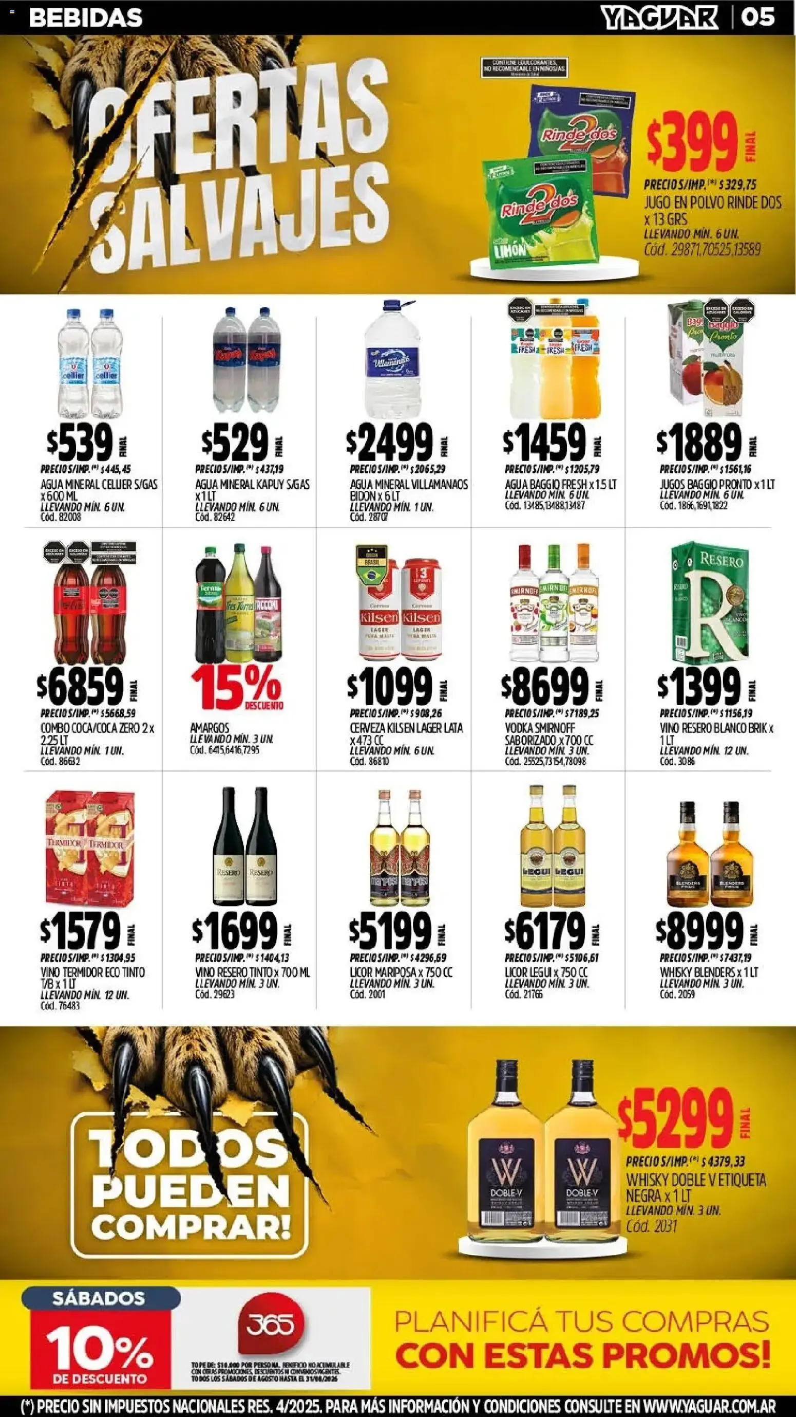 Ofertas de Yaguar - Oferta Semanal Chaco del 03/08/2026 - 08/08/2026 3 de agosto al 8 de agosto 2026 - Página 5 del catálogo