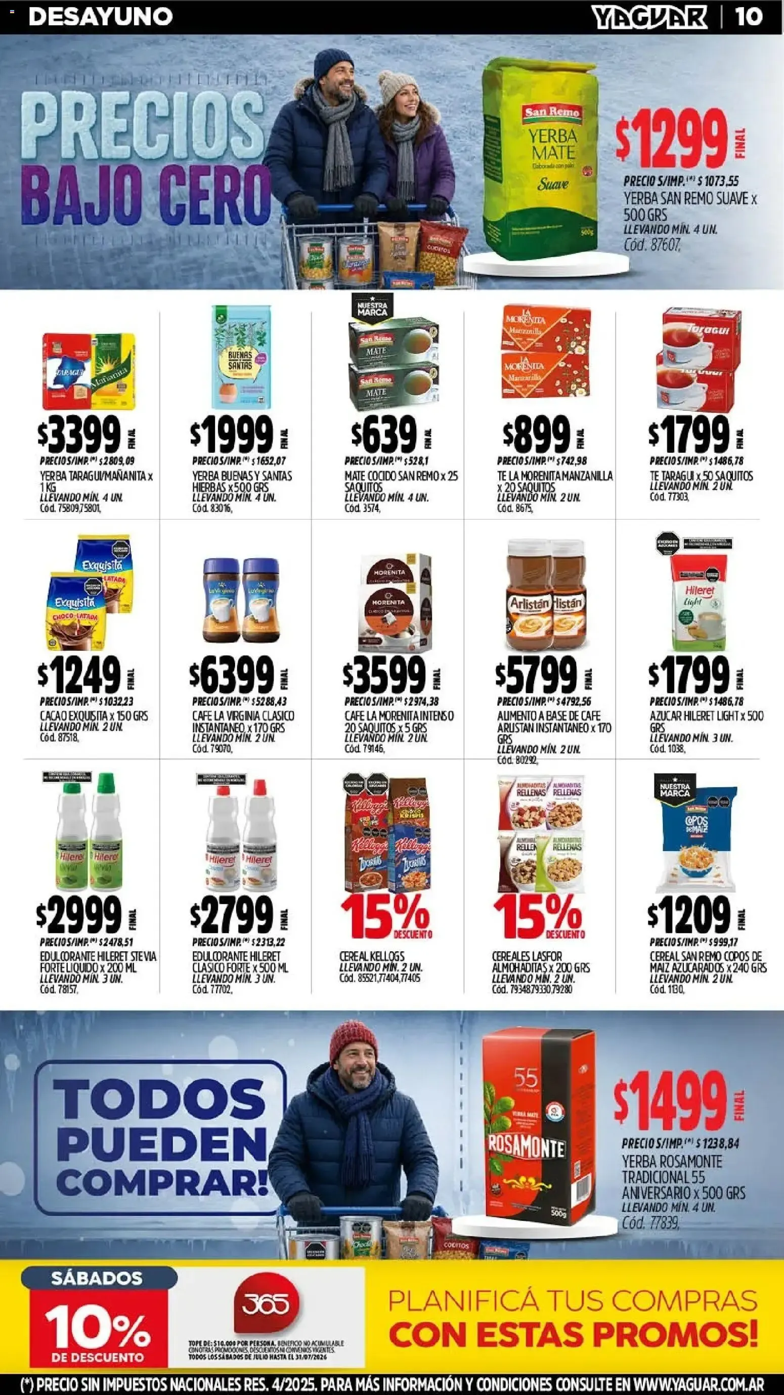Ofertas de Yaguar catálogo del 20/07/2026 - 26/07/2026 20 de julio al 26 de julio 2026 - Página 10 del catálogo