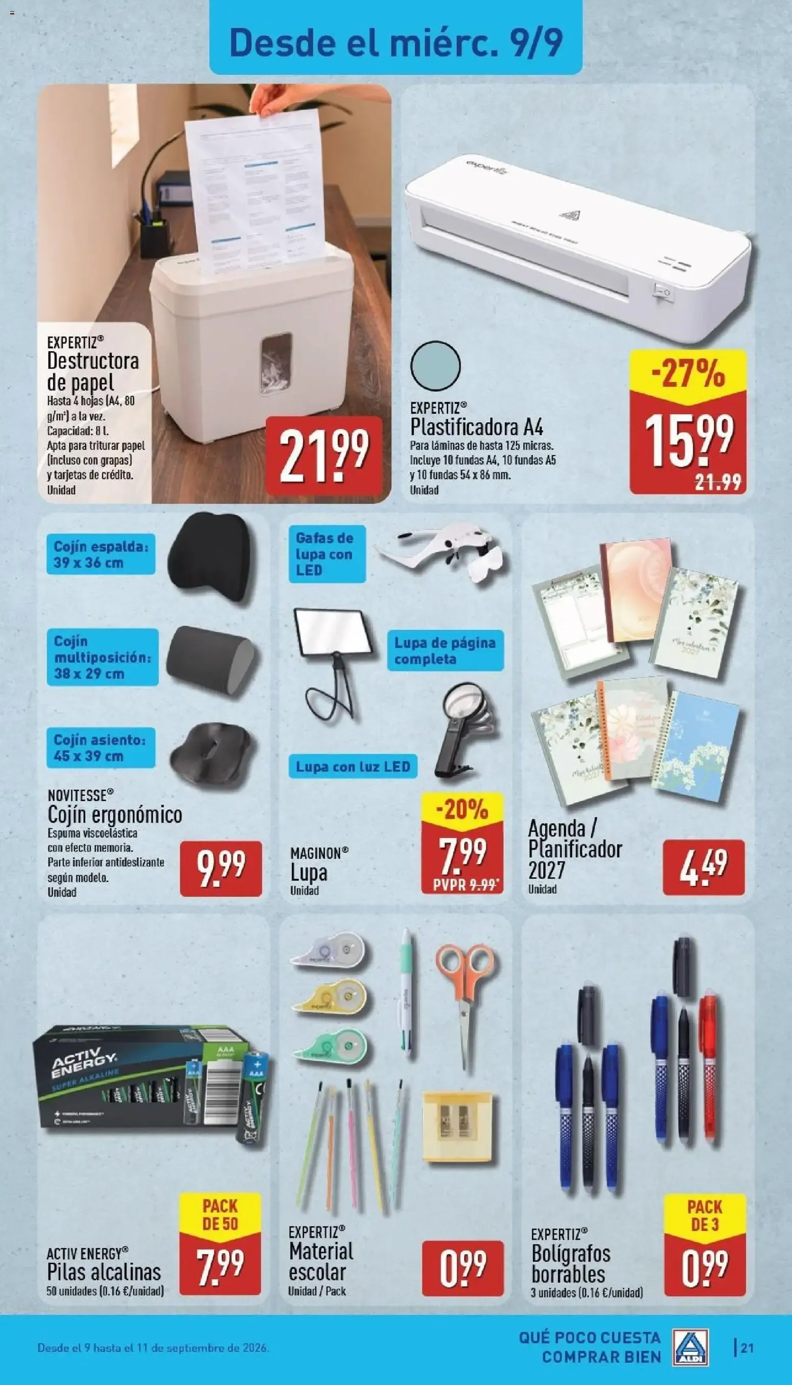 Catálogo de Aldi folleto Baleares del 07/09/2026 | Catálogo 7 de septiembre al 13 de septiembre 2026 - Página 21