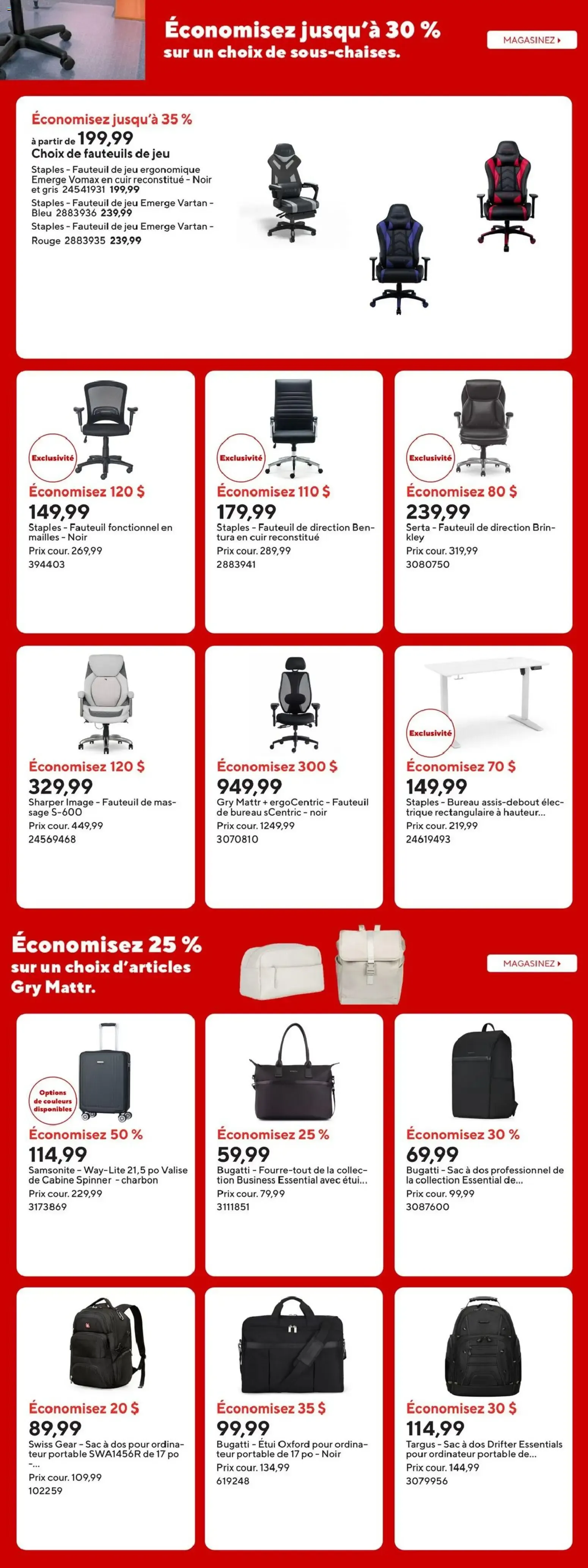 Grand événement semestriel de fauteuils et de bureaux from October 16 to October 29 2026 - flyer page 4