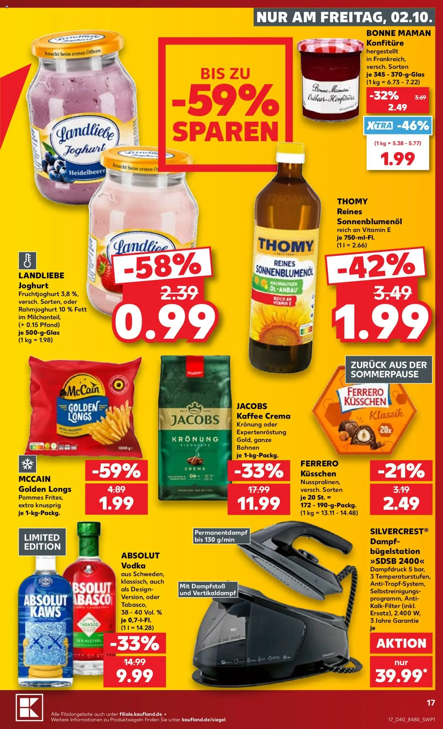 DEUTSCHLANDS BESTE PREISE van 1 oktober tot 7 oktober 2026 - Folder pagina 17