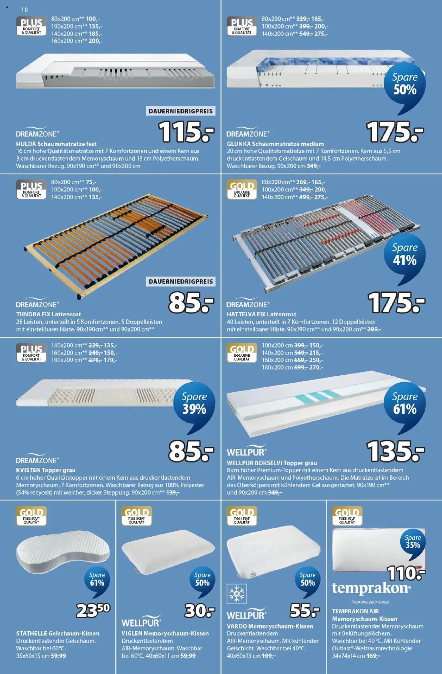 JYSK - Scandinavian Sleeping & Living: Ahorra hasta un 60% von 18. September bis 17. Oktober 2026 - Prospekt seite 10