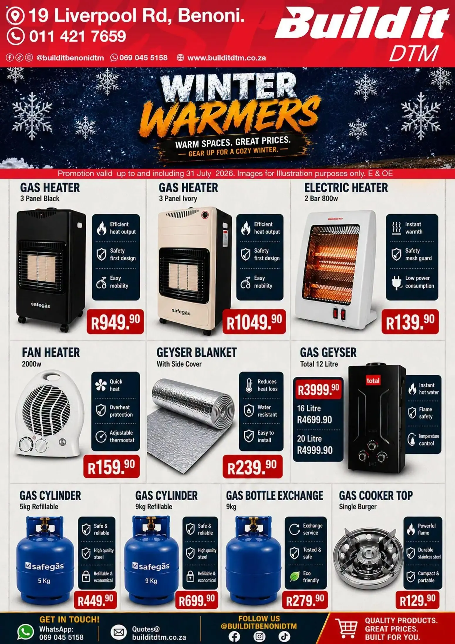 Build It Gauteng - Winter Warmers (02/07/2026 - 31/07/2026) Online from 2 July to 31 July 2026 - Catalogue Page 1