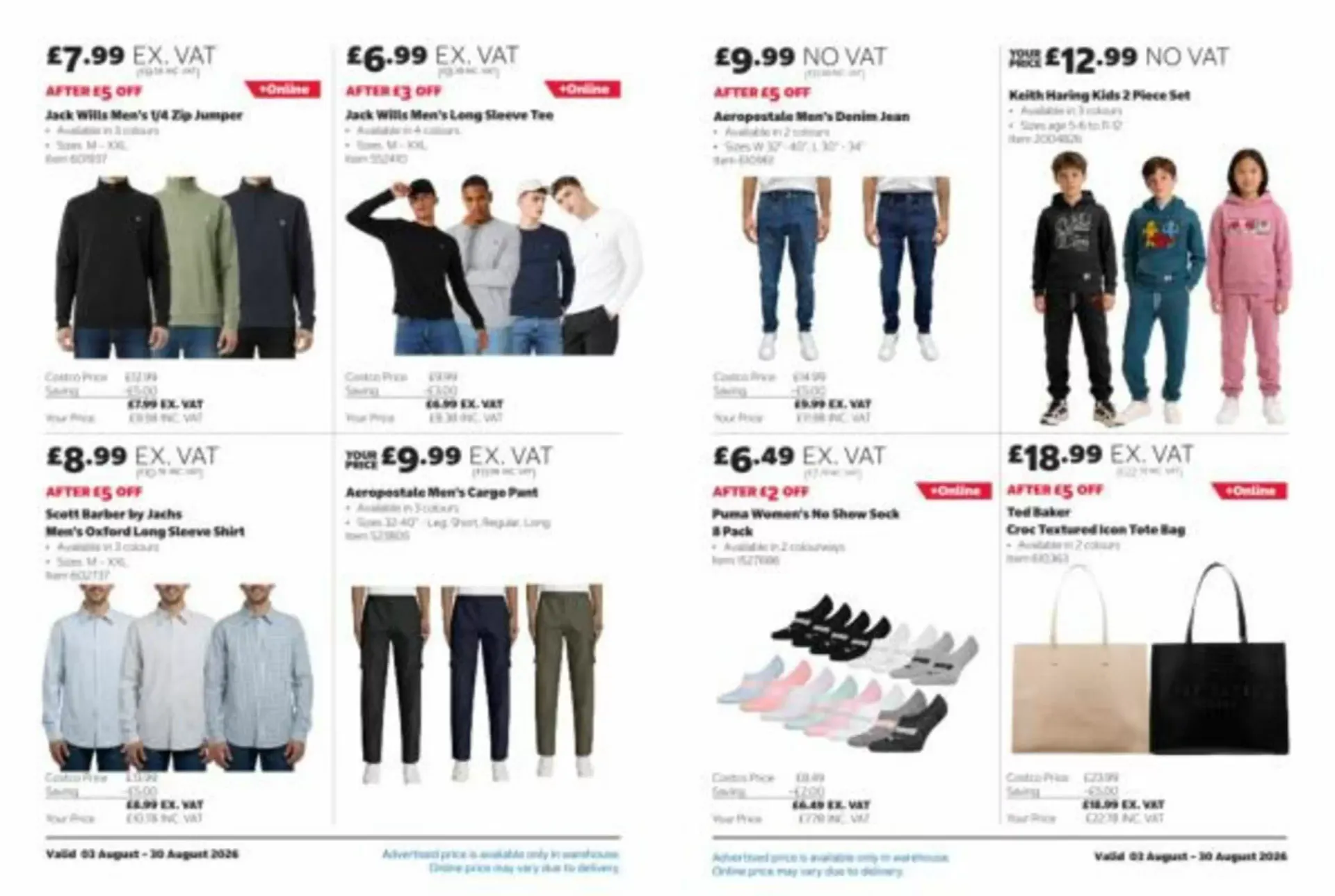 Costco leaflet from 3 August to 30 August 2026 - Catalogue Page 4