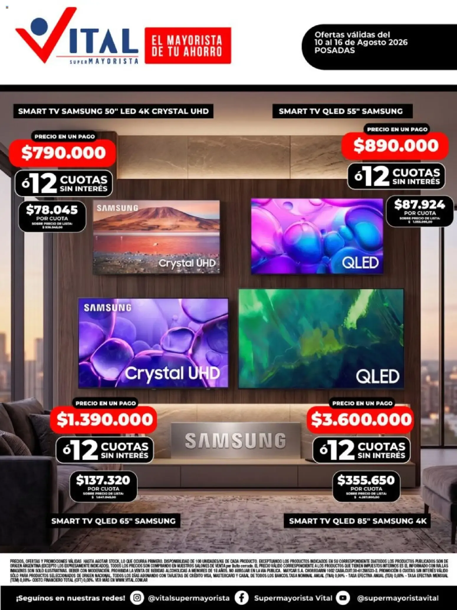 Ofertas de Vital Supermayorista - Ofertas válidas del 10 al 16 de Agosto 2026 en Posadas 10 de agosto al 16 de agosto 2026 - Página 3 del catálogo
