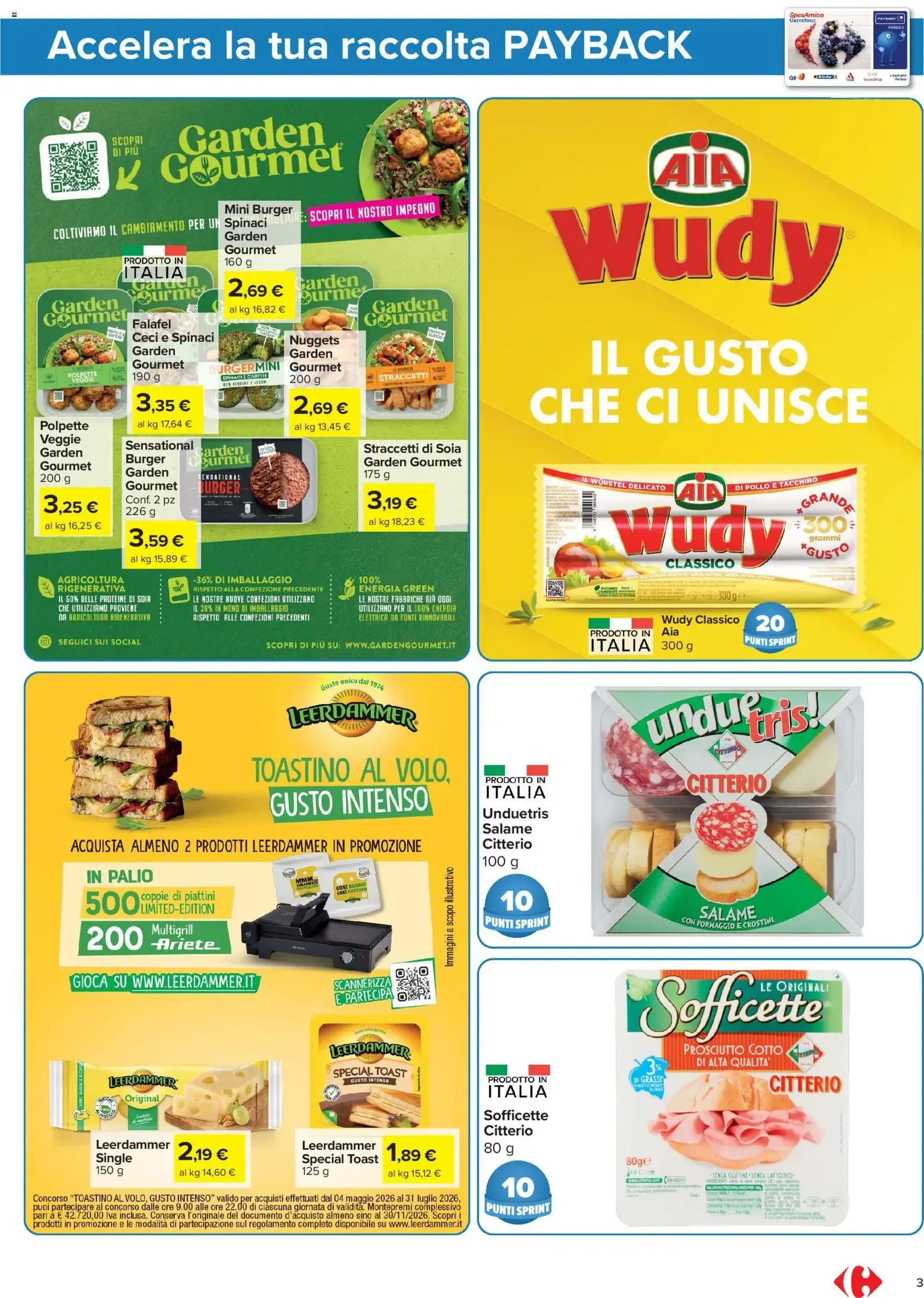 Nuovo Carrefour volantino Market - Punti Sprint Payback dal 16/06/2026 > offerte anteprima 🛍️ da 16 giugno a 29 giugno di 2026 - Pagina del volantino 3