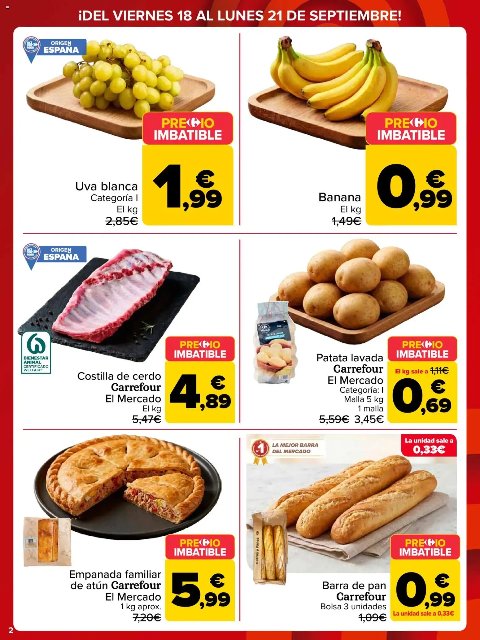 Catálogo de Carrefour Precio Imbatible del 18/09/2026 | Catálogo 18 de septiembre al 21 de septiembre 2026 - Página 2