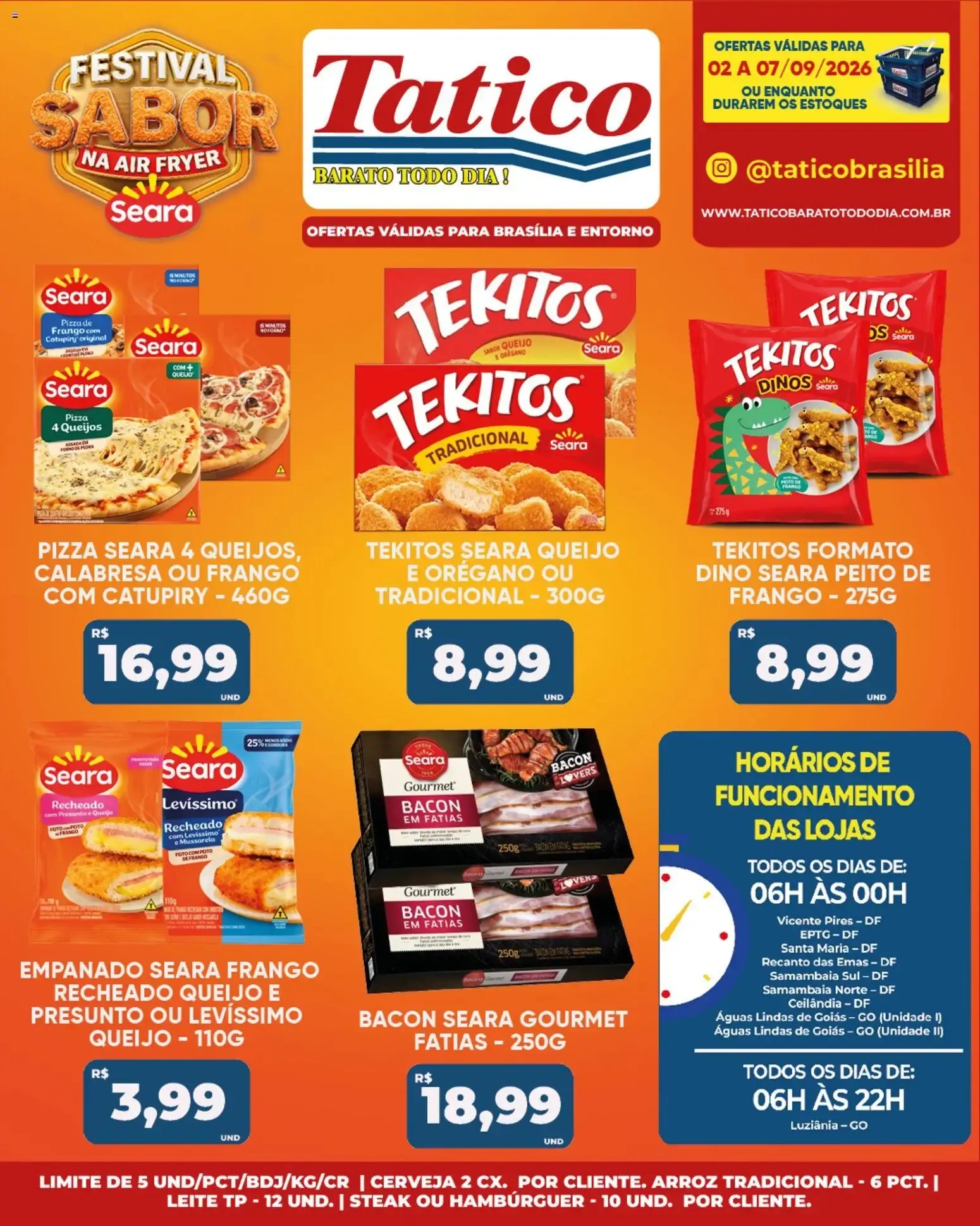 Encarte de Tatico: Festival Sabor na Air Fryer Seara 2 de setembro até 7 de setembro 2026 - Pagina 2