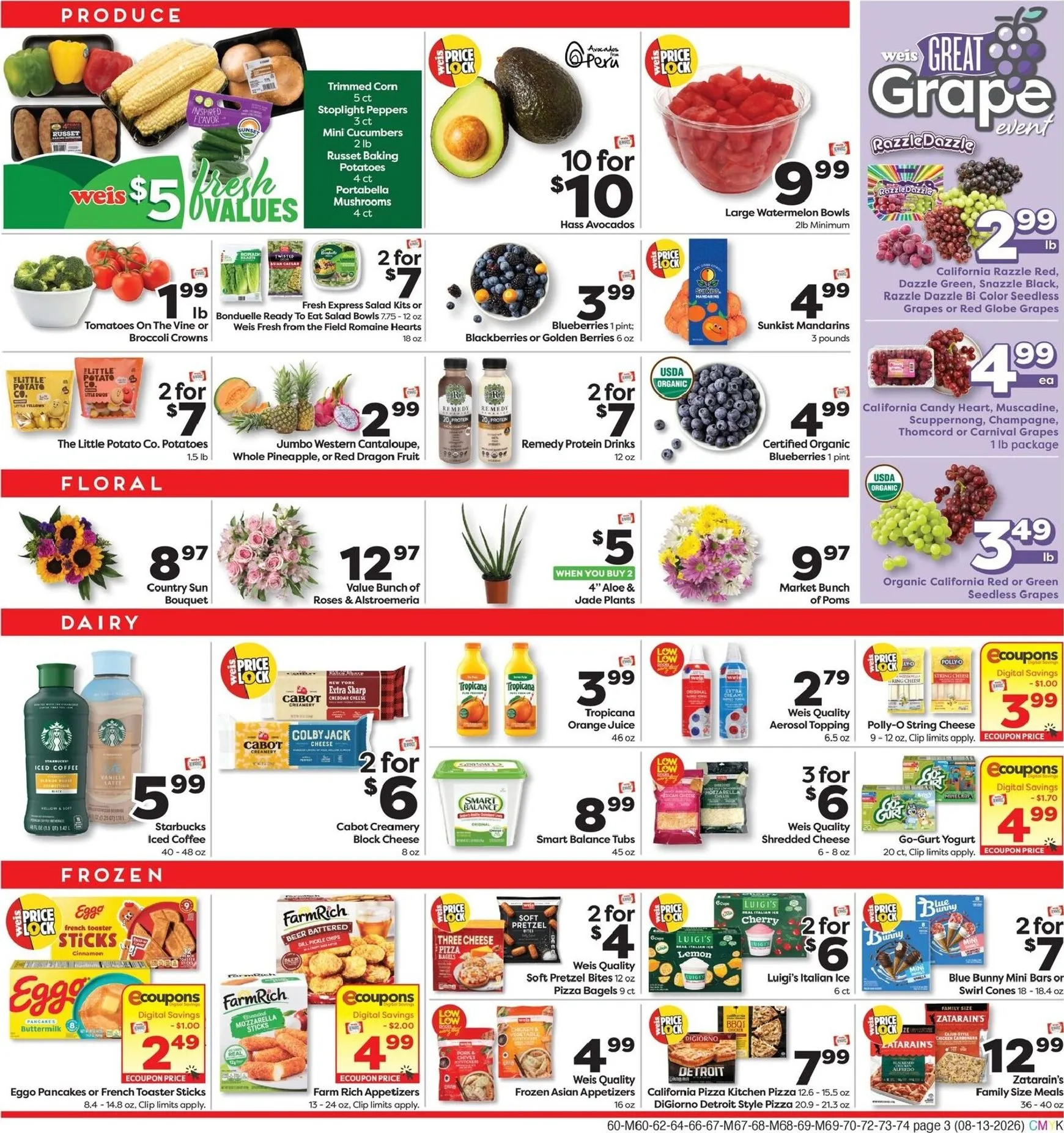 Weekly ad Weis Price Lock: Extended Savings on 1,000's of items from August 13 to September 9 2026 - Page 6