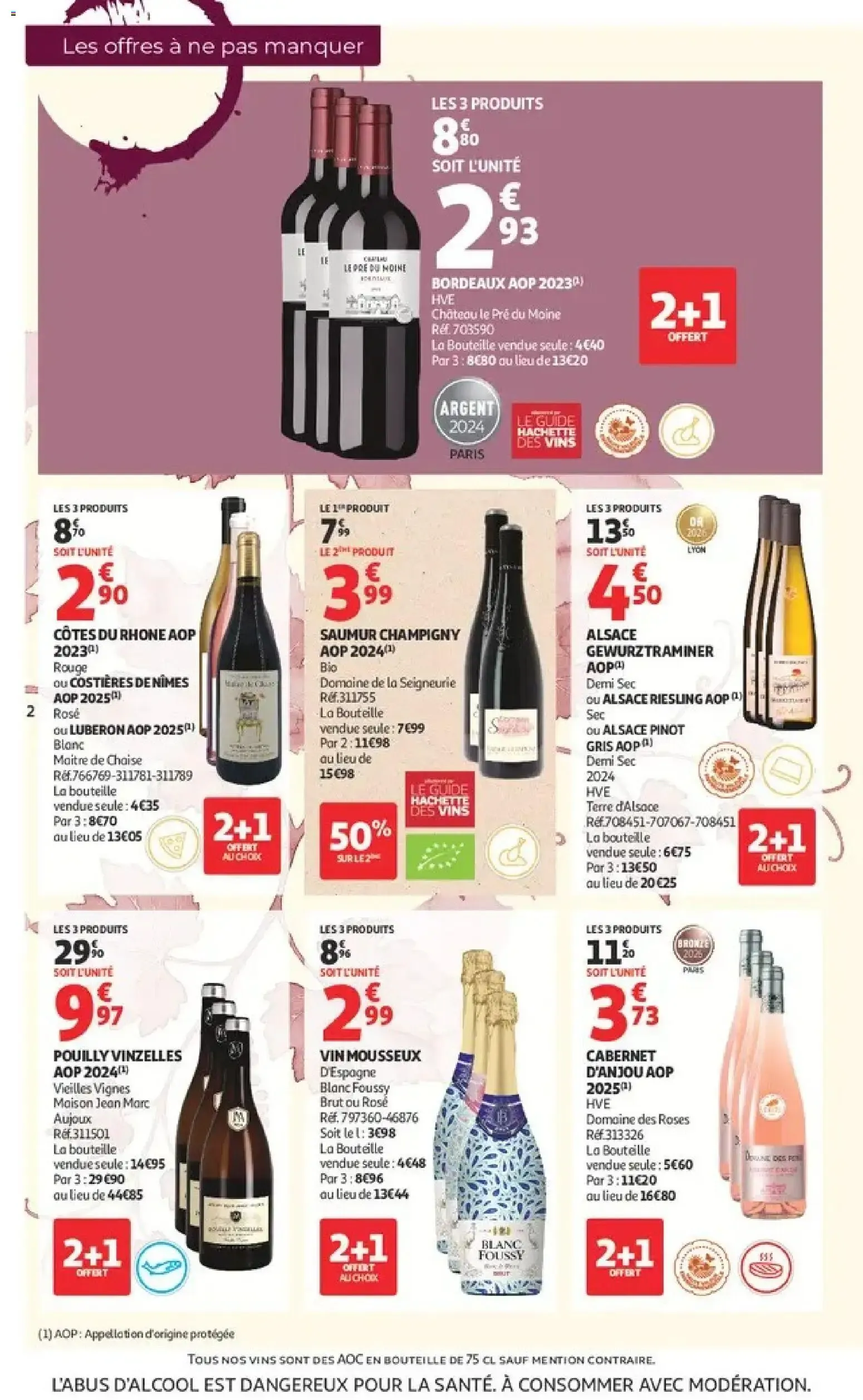 Auchan - Foire aux vins à partir du 25/09/2026 - promo en ligne du 25 septembre au 10 octobre 2026 - Catalogue page 2