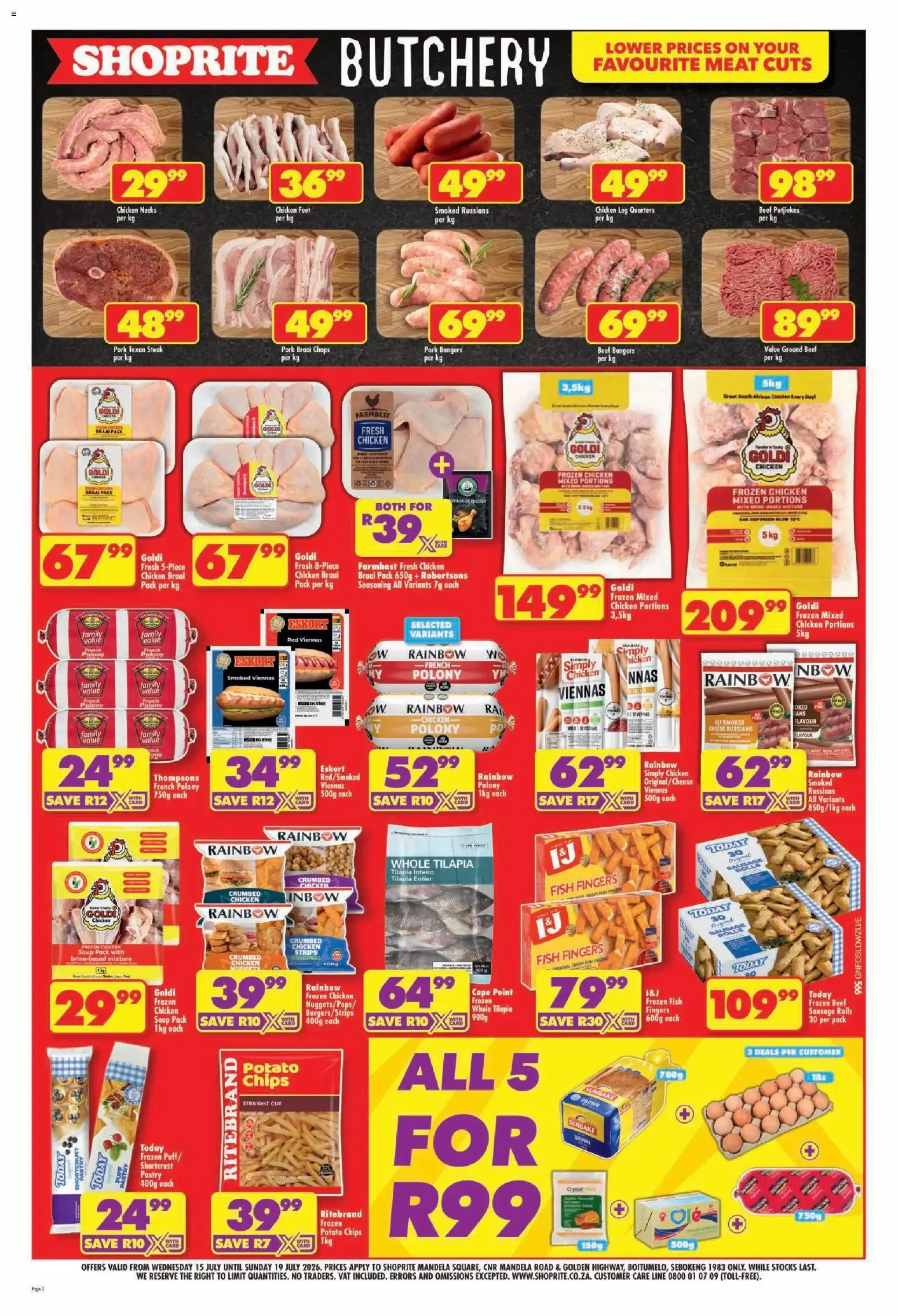 Shoprite Mandela Square - Low-Duuuma Deals! from 15 July to 19 July 2026 - Catalogue Page 2