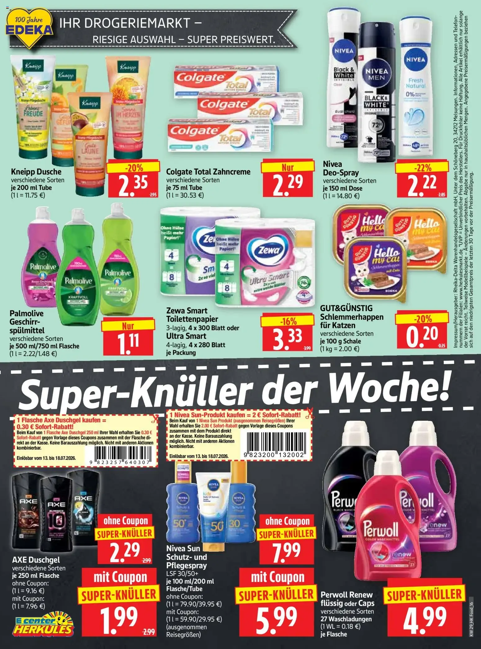 HERKULES Prospekt (ab 13.07.2026) zum Blättern von 13. Juli bis 18. Juli 2026 - Prospekt seite 16