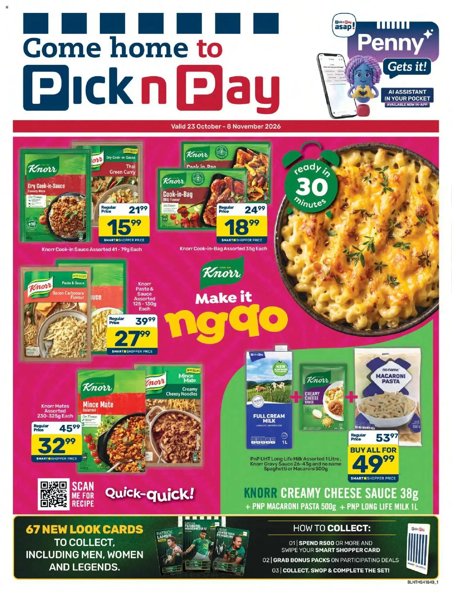 Pick n Pay Unilever Specials (23/10/2026 - 08/11/2026) Online from 23 October to 8 November 2026 - Catalogue Page 1