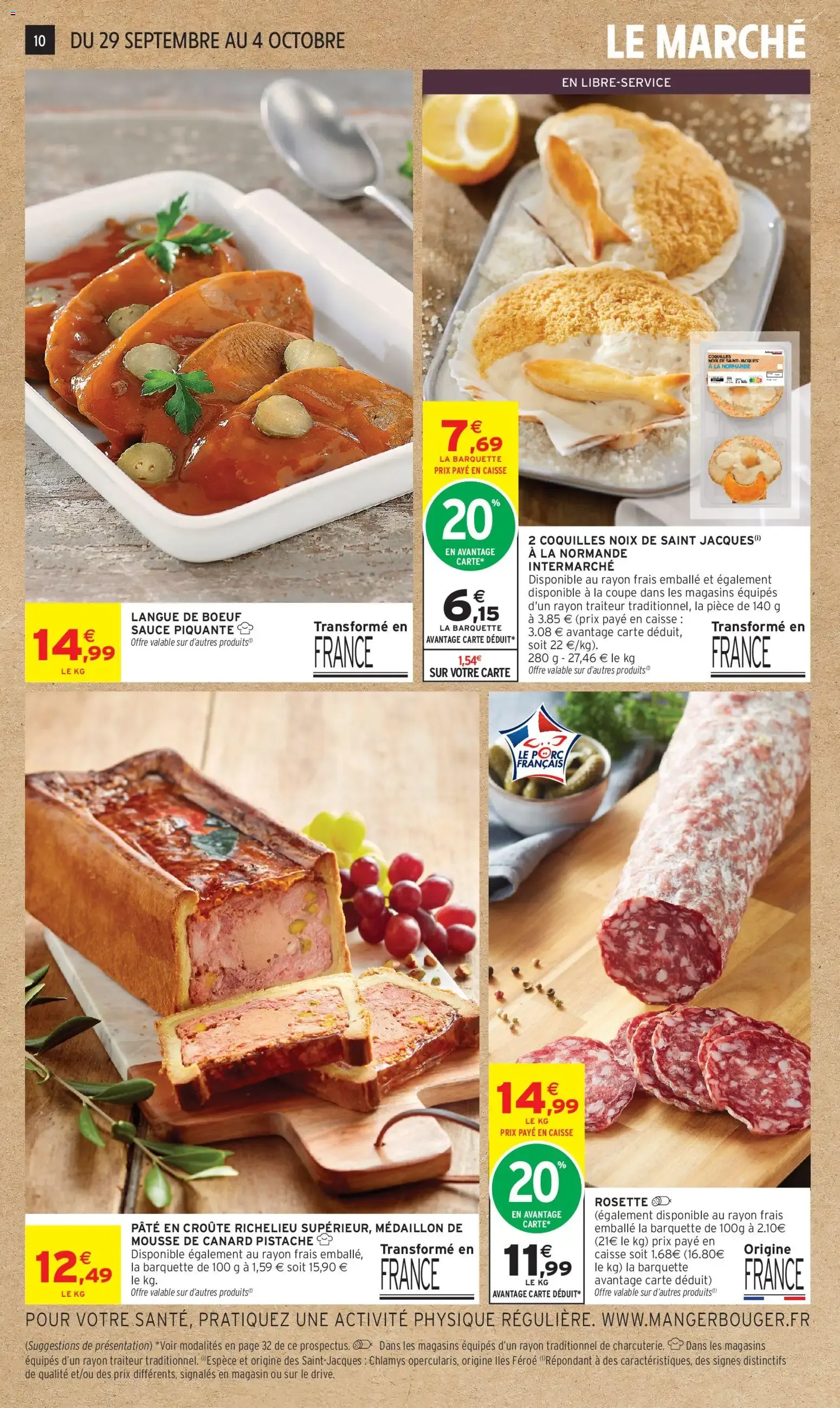 Intermarché - Anniversaire: 100% remboursés en bons d'achat du 29 septembre au 11 octobre 2026 - Catalogue page 10