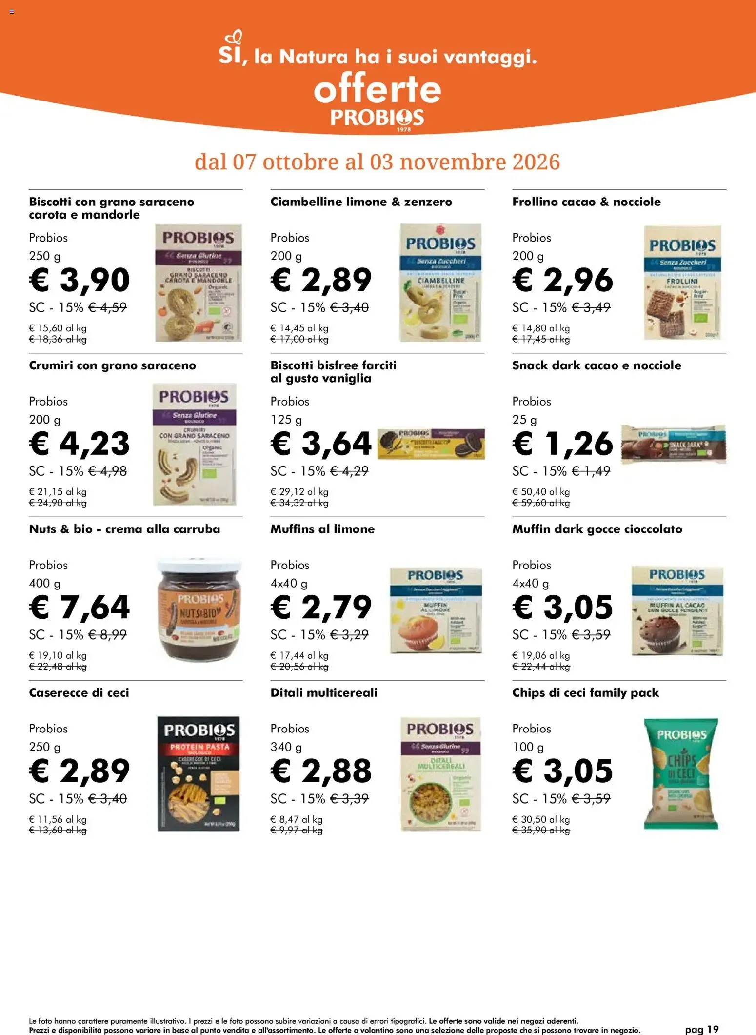 Nuovo Natura Sì volantino dal 07/10/2026 > offerte anteprima 🛍️ da 7 ottobre a 3 novembre di 2026 - Pagina del volantino 19