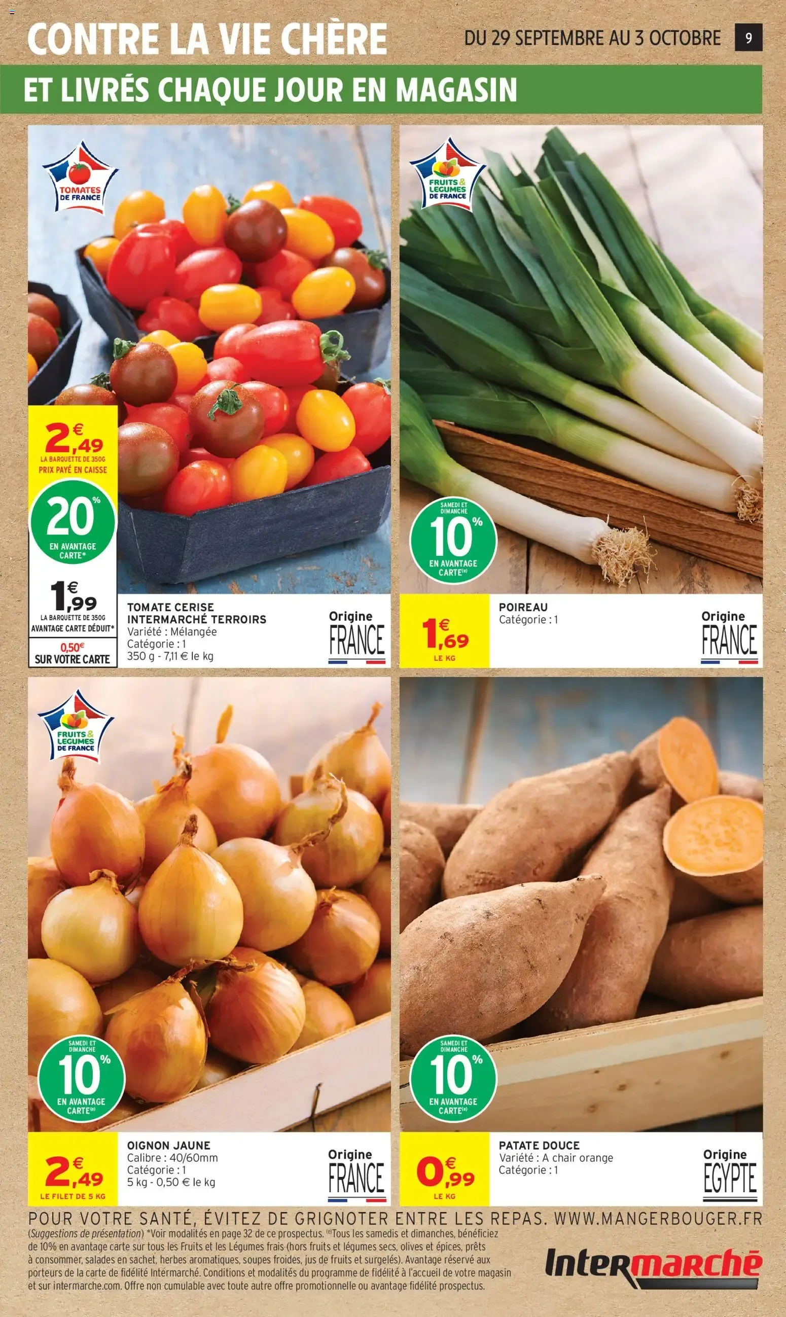 Intermarché - Anniversaire: 100% remboursés en bons d'achat du 29 septembre au 11 octobre 2026 - Catalogue page 9