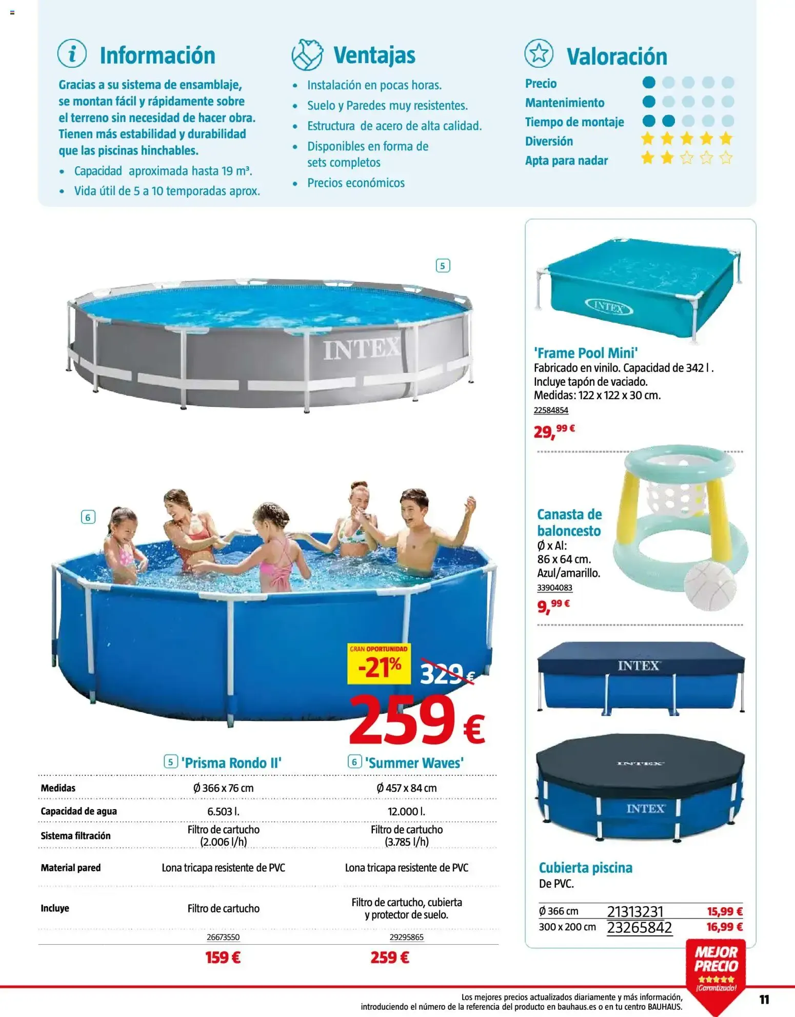 Catálogo de Bauhaus Piscinas, Spas, Limpieza y Mantenimiento 1 de junio al 5 de julio 2026 - Página 11