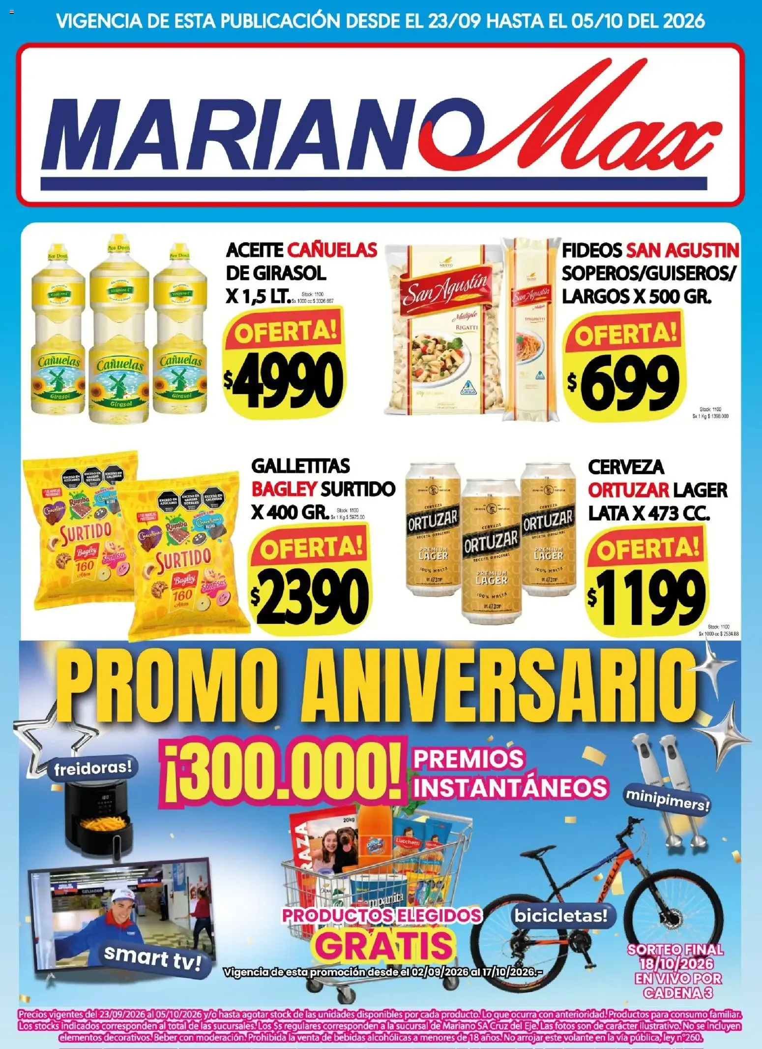 Ofertas de Mariano Max - Catálogo del 23/09/2026 - 05/10/2026 23 de septiembre al 5 de octubre 2026 - Página 1 del catálogo
