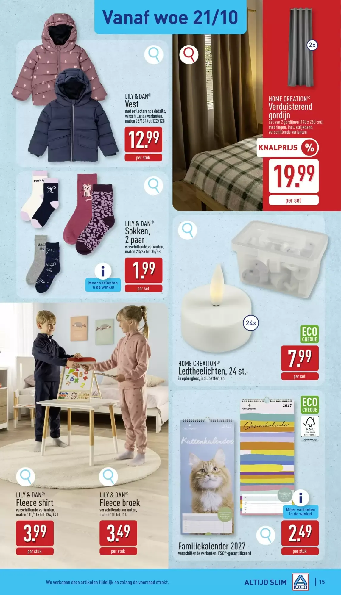 ALDI Folder van ma 19/10 t.e.m. zat 24/10 van 19 oktober tot 24 oktober 2026 - folder pagina 15