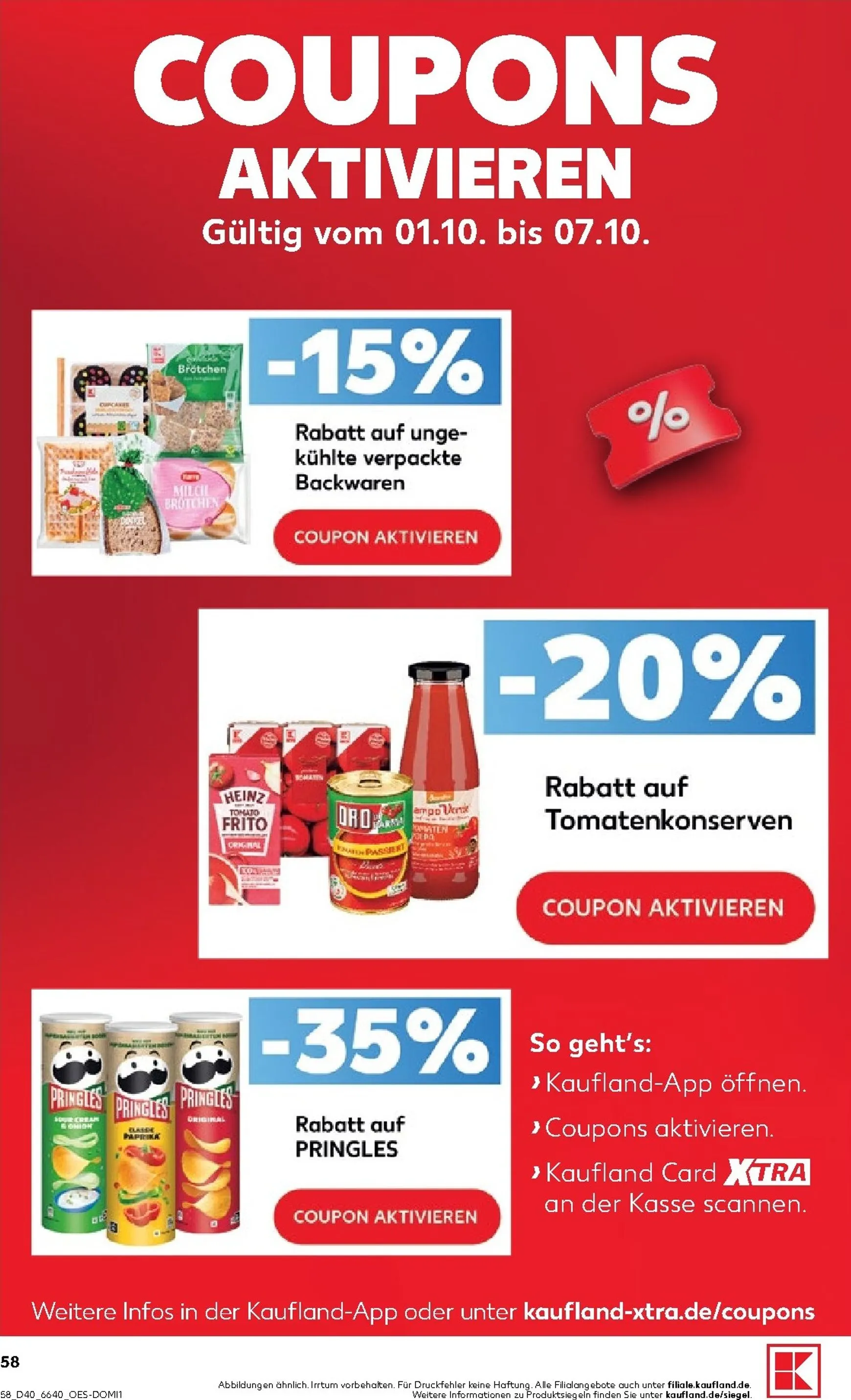 Neuer Kaufland Prospekt – von Donnerstag 01.10.2026 bis Mittwoch 07.10.2026 von 1. Oktober bis 7. Oktober 2026 - Prospekt seite 59