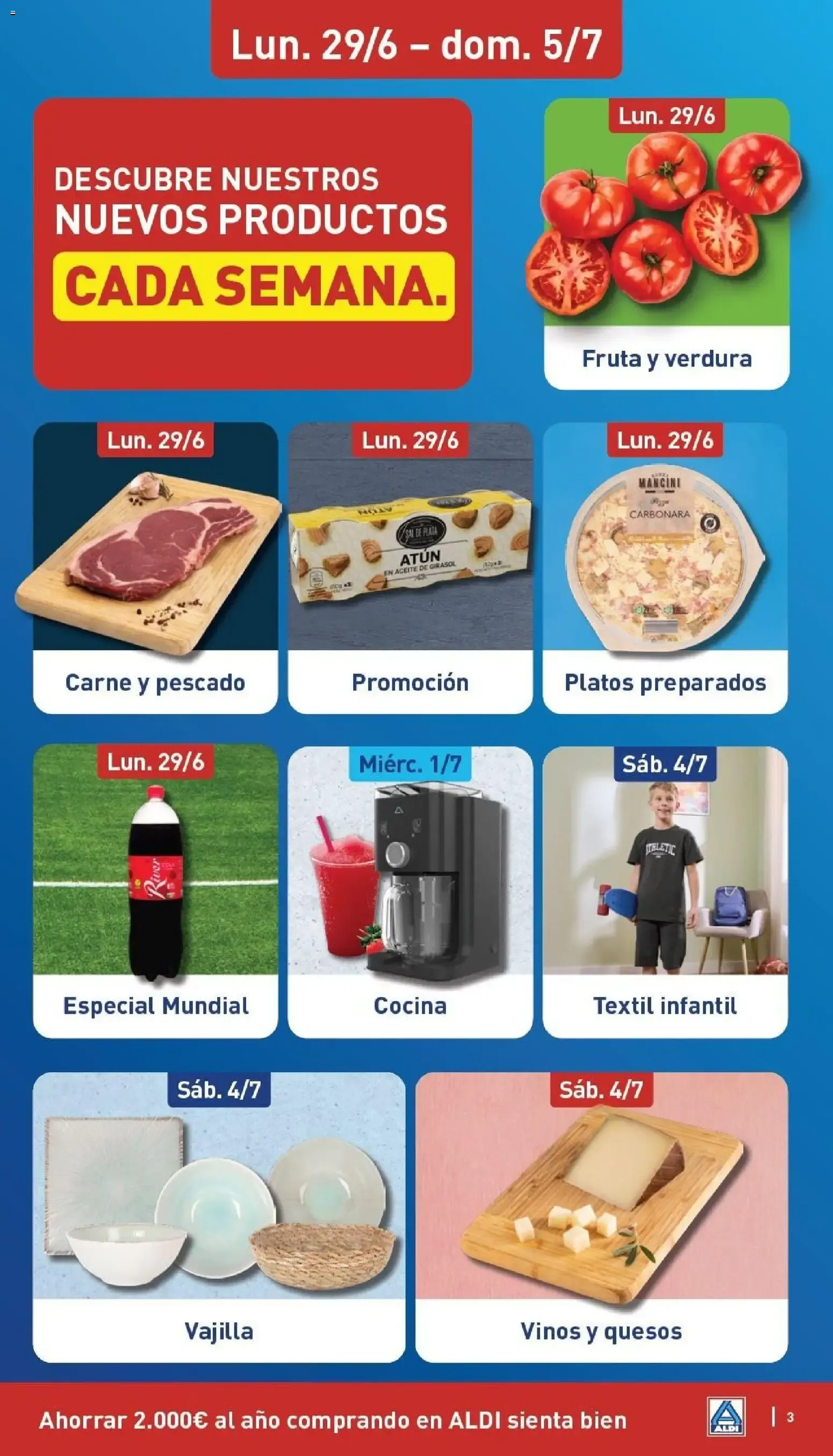 Catálogo de Aldi folleto Península del 29/06/2026 | Catálogo 29 de junio al 5 de julio 2026 - Página 3