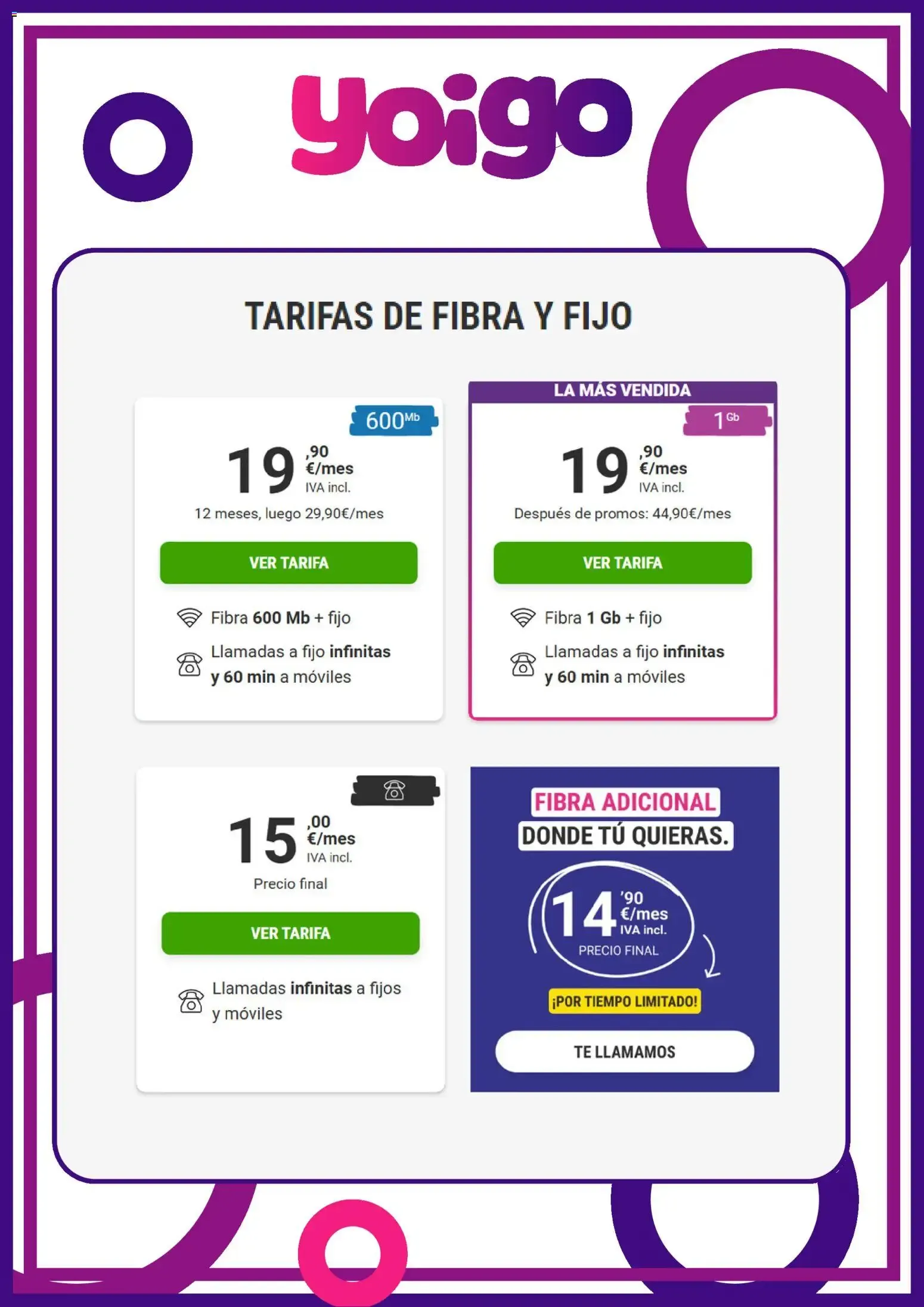 Catálogo de Yoigo: Fibra y 2 líneas con el mejor ocio y TV 15 de julio al 15 de agosto 2026 - Página 4