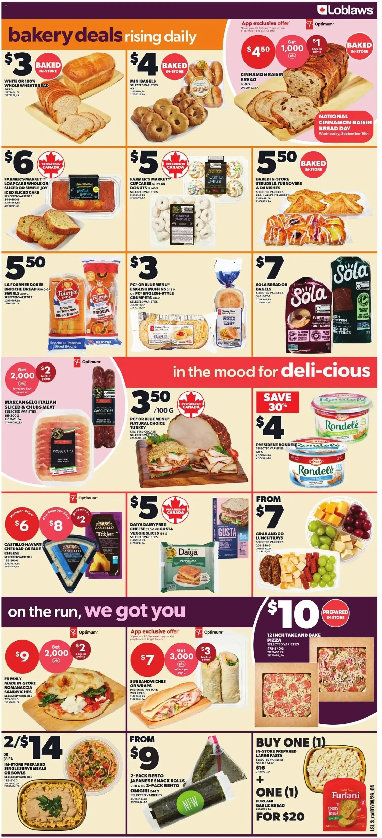 Loblaws weekly flyer / circulaire from Sep 10, 2026 > weekly specials & deals from September 10 to September 16 2026 - flyer page 4