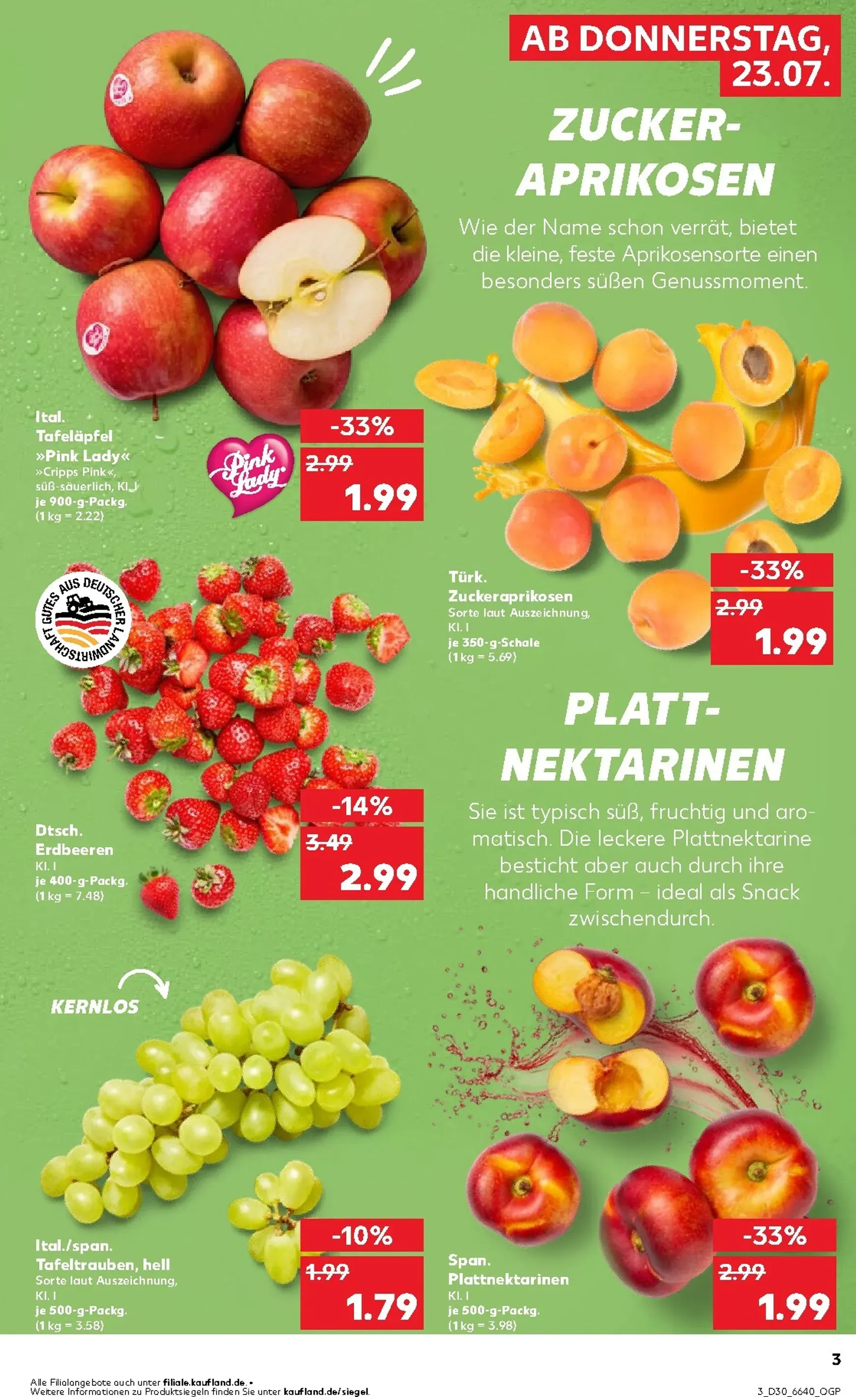 Kaufland Prospekt nächste Woche – von Donnerstag 23.07.2026 bis Mittwoch 29.07.2026 von 23. Juli bis 29. Juli 2026 - Prospekt seite 3