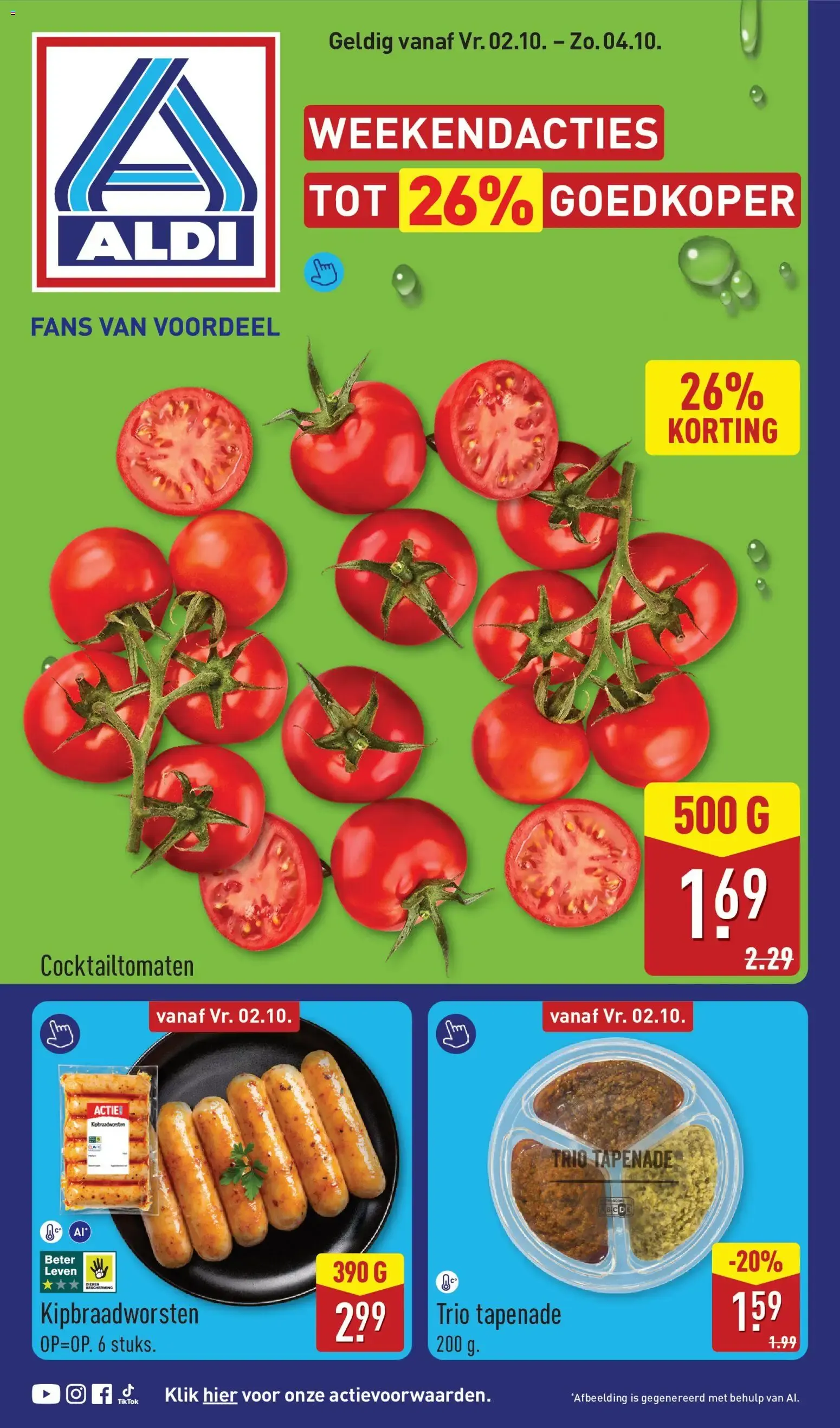 Aldi Weekend Acties van 2 oktober tot 4 oktober 2026 - Folder pagina 1
