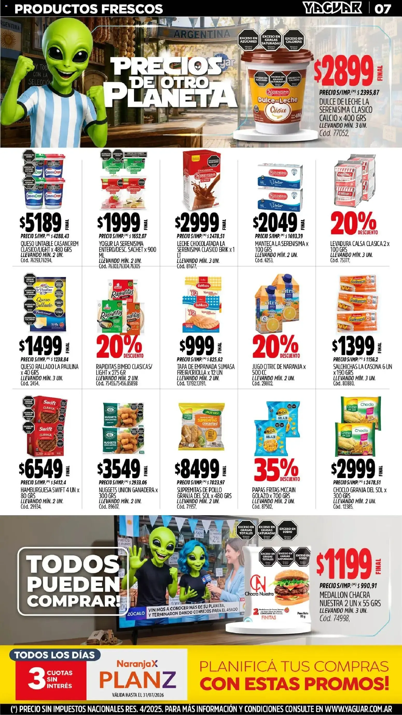 Ofertas de Yaguar - Oferta Semanal Neuquen del 29/06/2026 - 05/07/2026 29 de junio al 5 de julio 2026 - Página 8 del catálogo