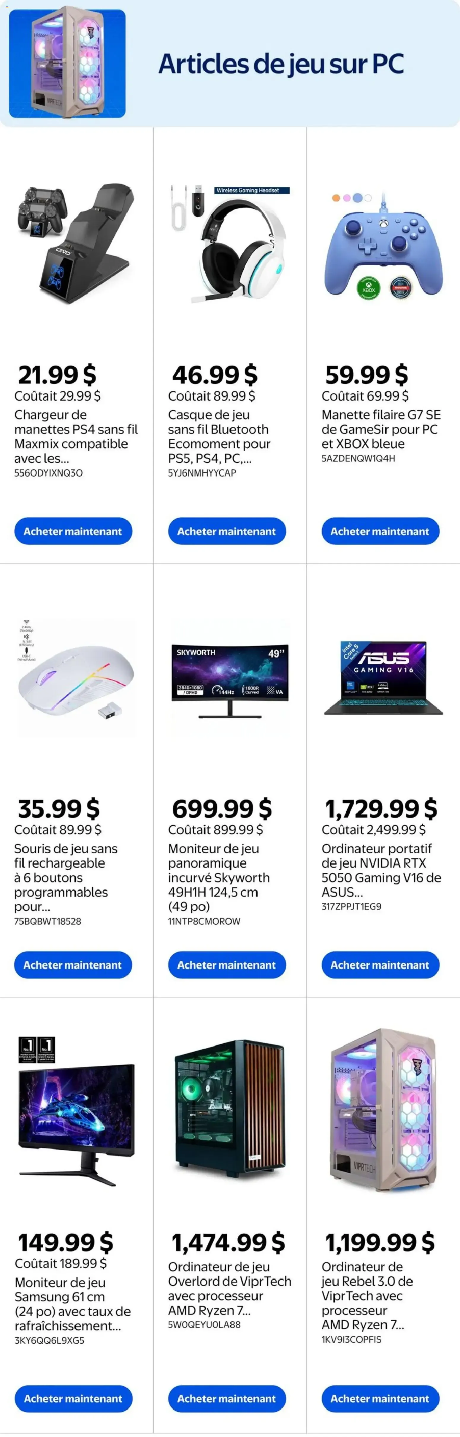 Walmart circulaire - Livret Jeux vidéo et divertissement from Oct 15, 2026 > weekly specials & deals from October 15 to October 28 2026 - flyer page 5