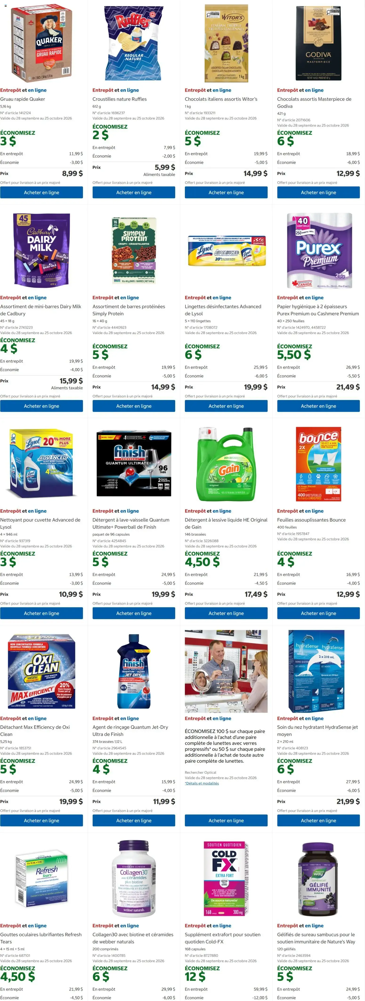 Costco circulaire from Sep 28, 2026 > weekly specials & deals from September 28 to October 11 2026 - flyer page 4