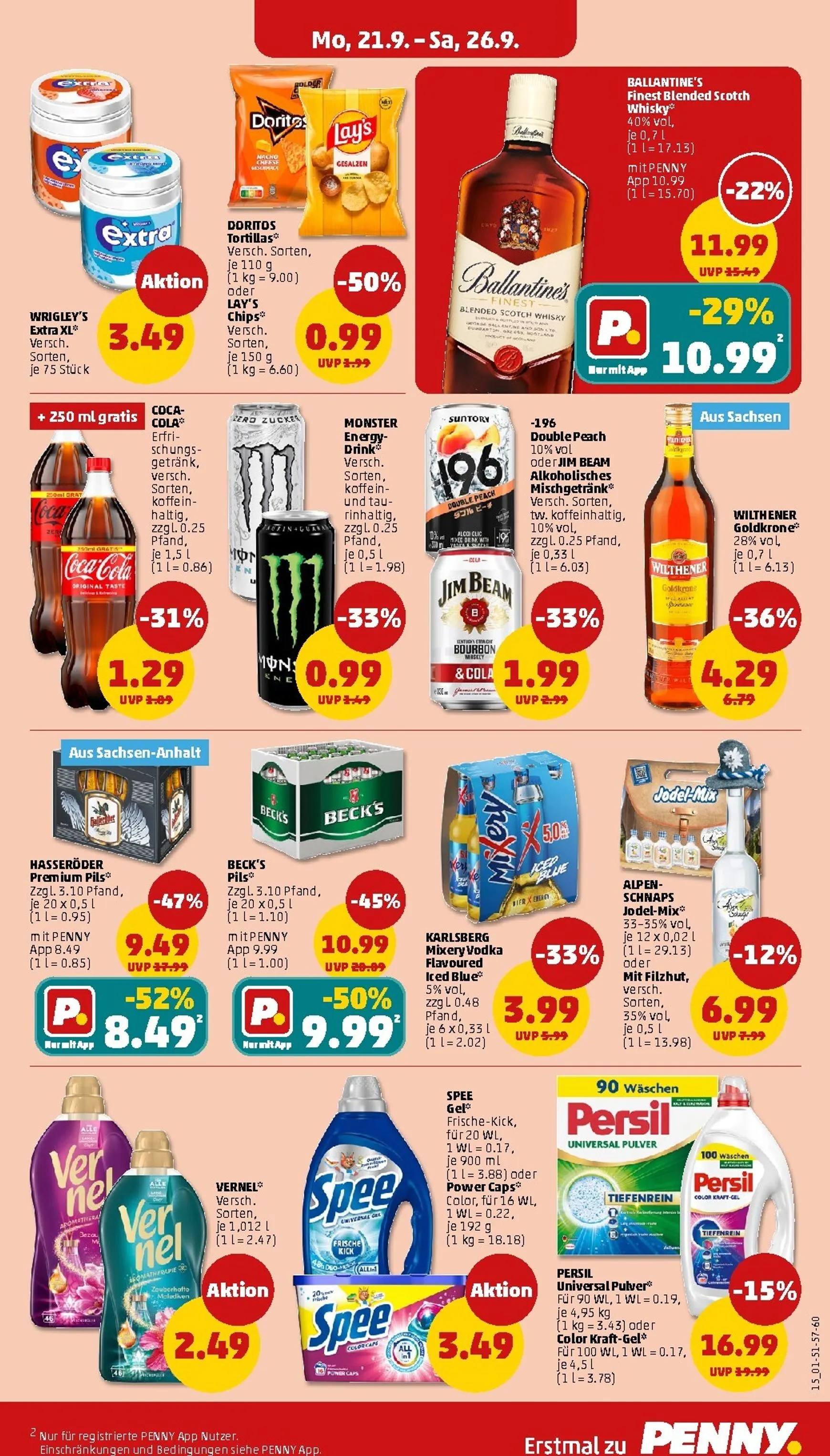 PENNY Prospekt nächste Woche – von Montag 21.09.2026 bis Samstag 26.09.2026 von 21. September bis 26. September 2026 - Prospekt seite 21