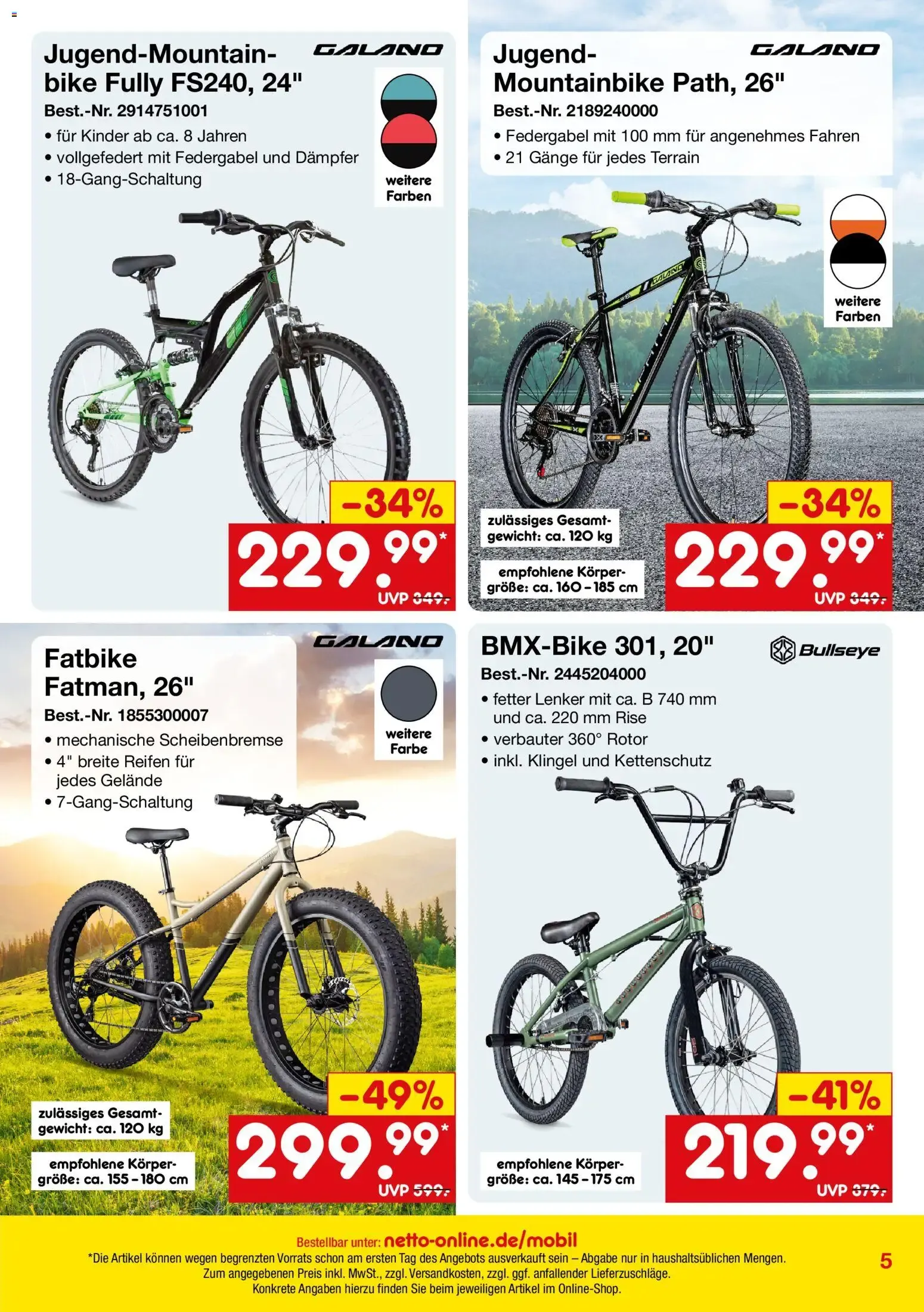 Netto Marken-Discount: E-SUV S5G Centro E-Bike von 1. August bis 31. August 2026 - Prospekt seite 5