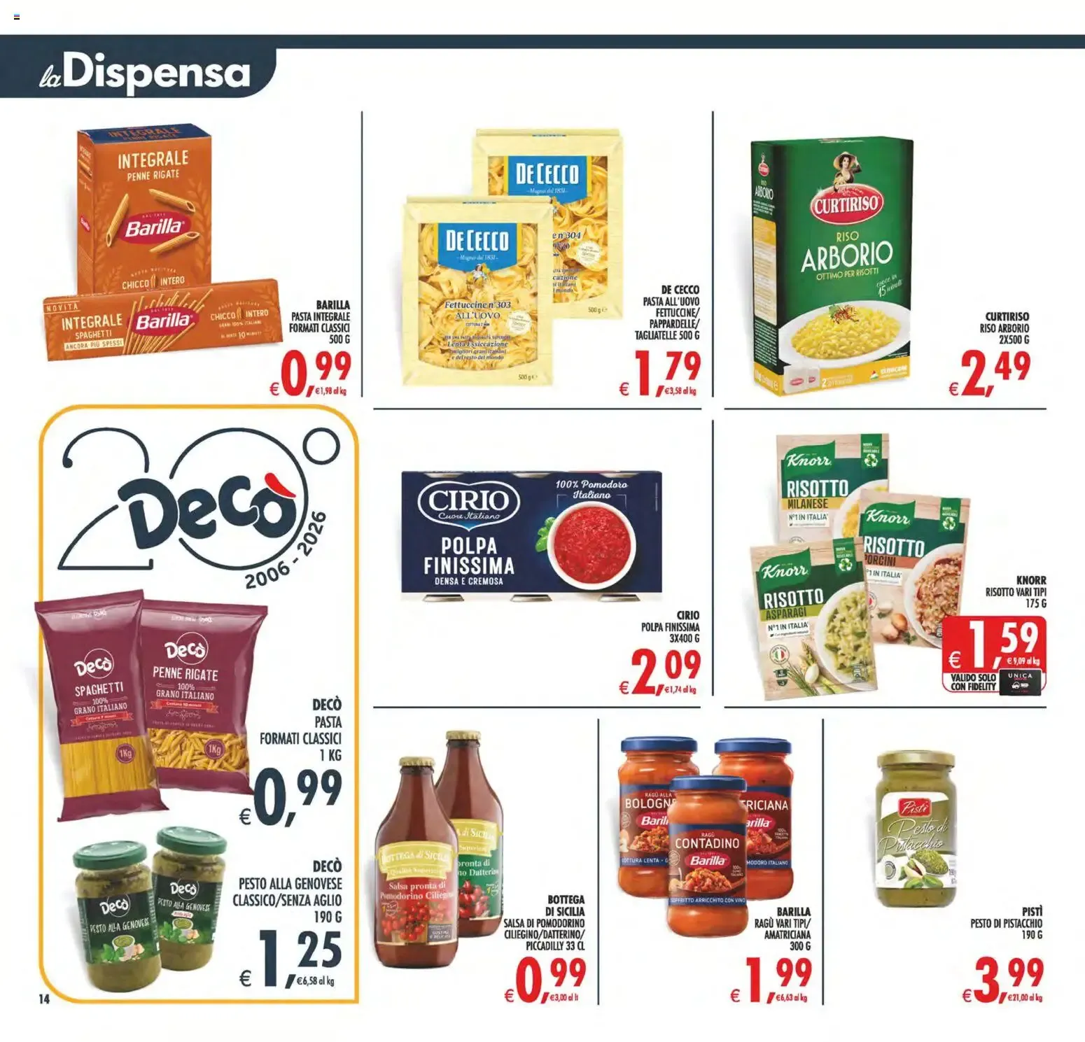 Nuovo Decò volantino Maxistore, Supermercati Lipari dal 13/10/2026 > offerte anteprima 🛍️ da 13 ottobre a 22 ottobre di 2026 - Pagina del volantino 14