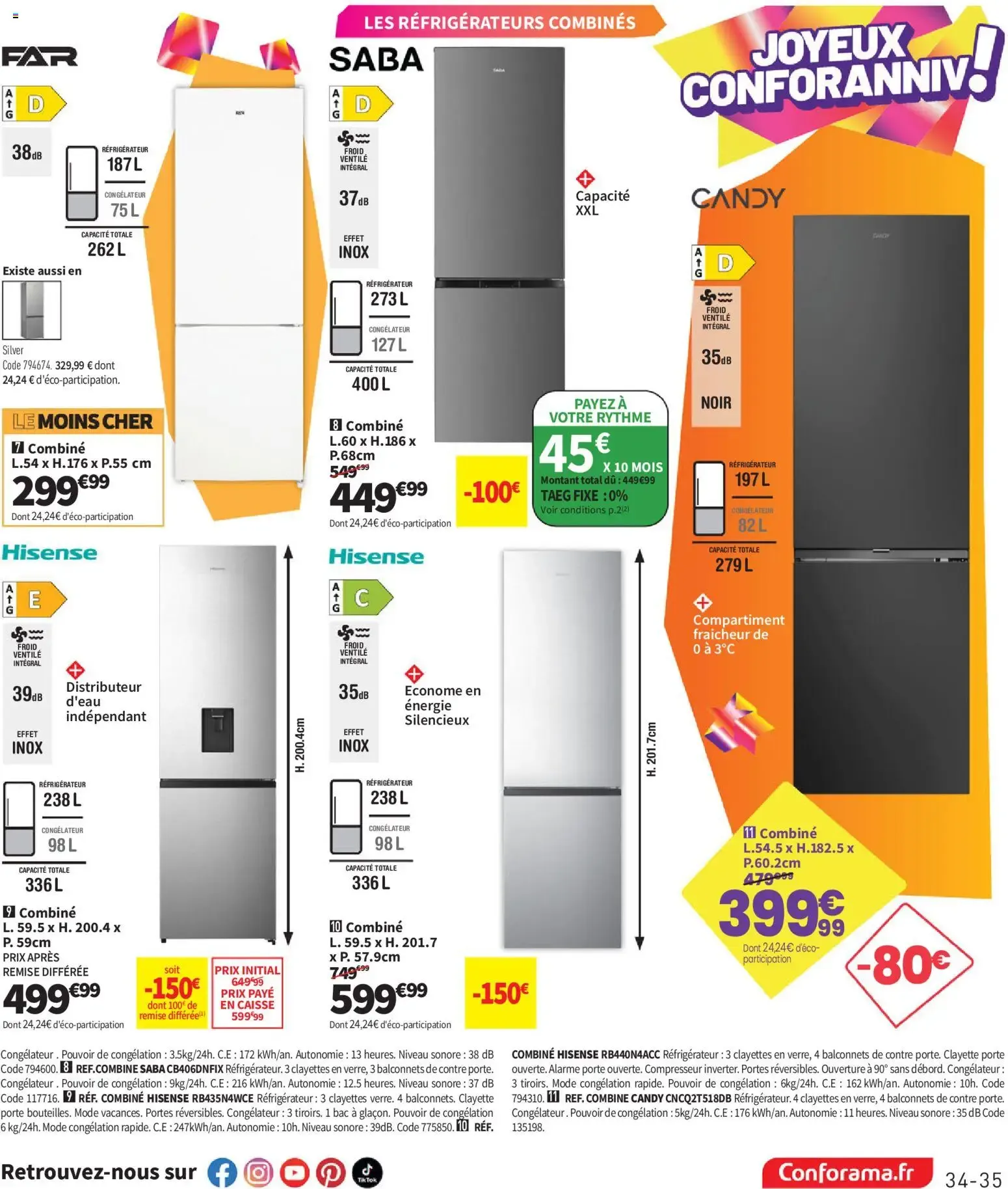 Conforama catalogue à partir du 25/08/2026 - promo en ligne du 25 août au 28 septembre 2026 - Catalogue page 35
