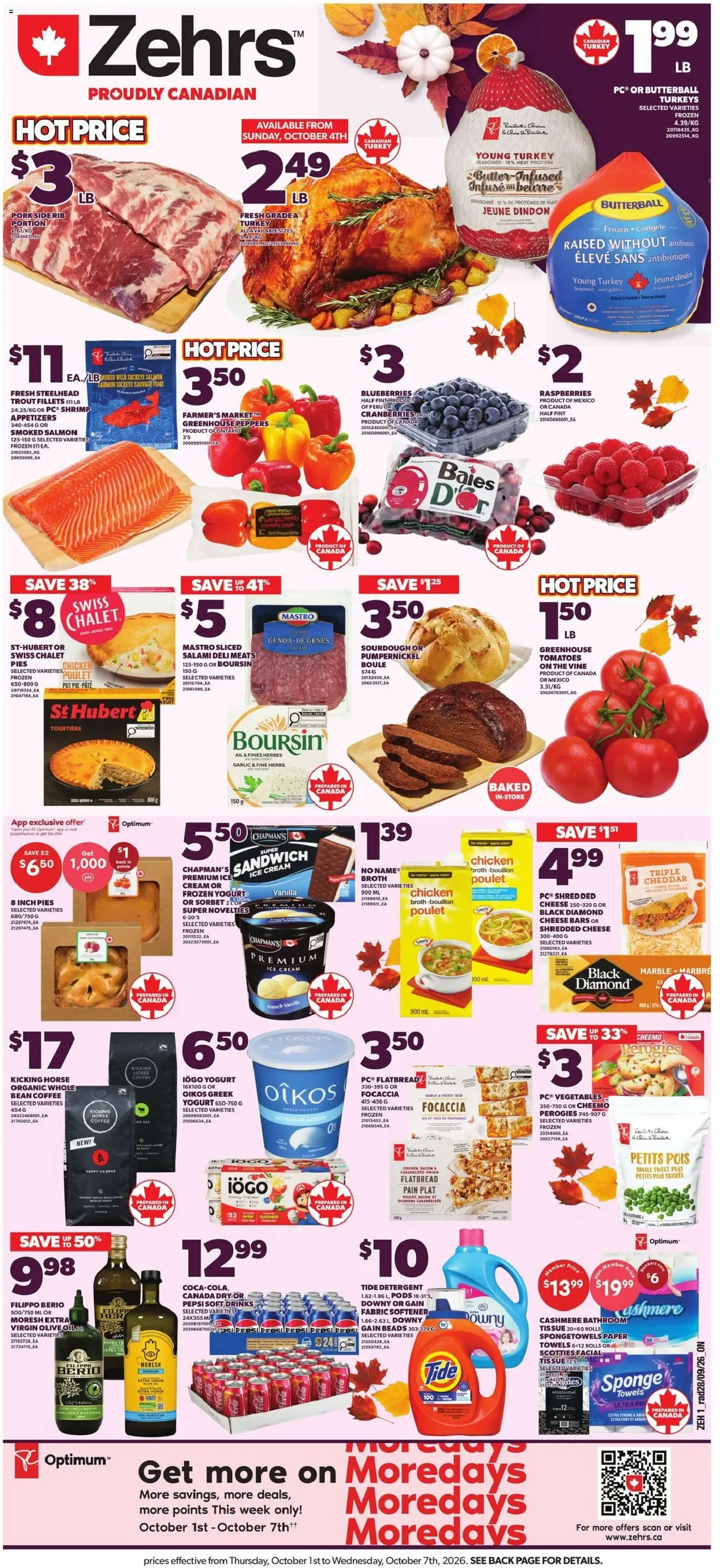 Zehrs weekly flyer / circulaire from Oct 1, 2026 > weekly specials & deals