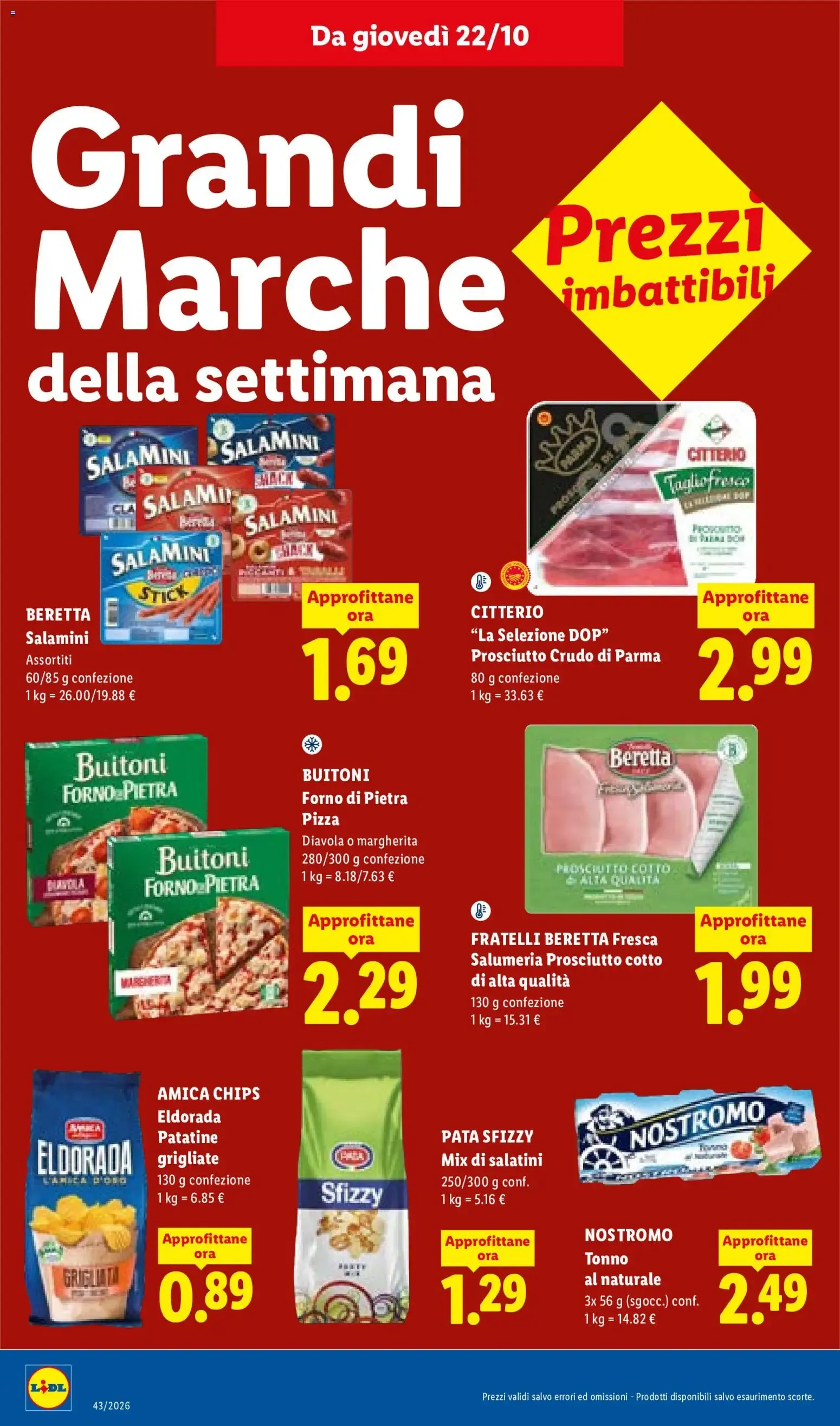 Lidl: Piccoli Prezzi, Grande Qualità da 22 ottobre a 28 ottobre di 2026 - Pagina del volantino 16