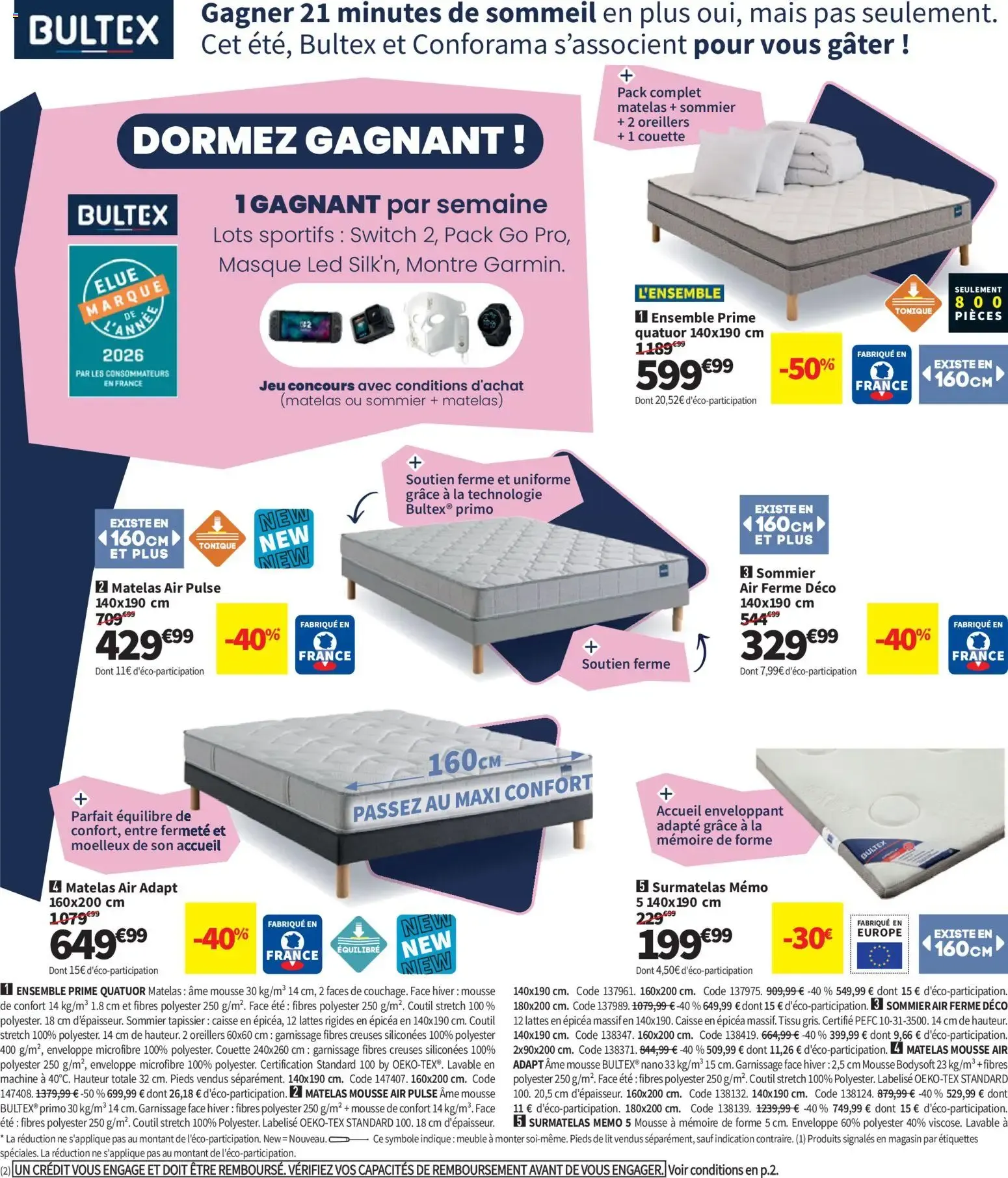 Conforama catalogue à partir du 09/06/2026 - promo en ligne du 9 juin au 6 juillet 2026 - Catalogue page 6