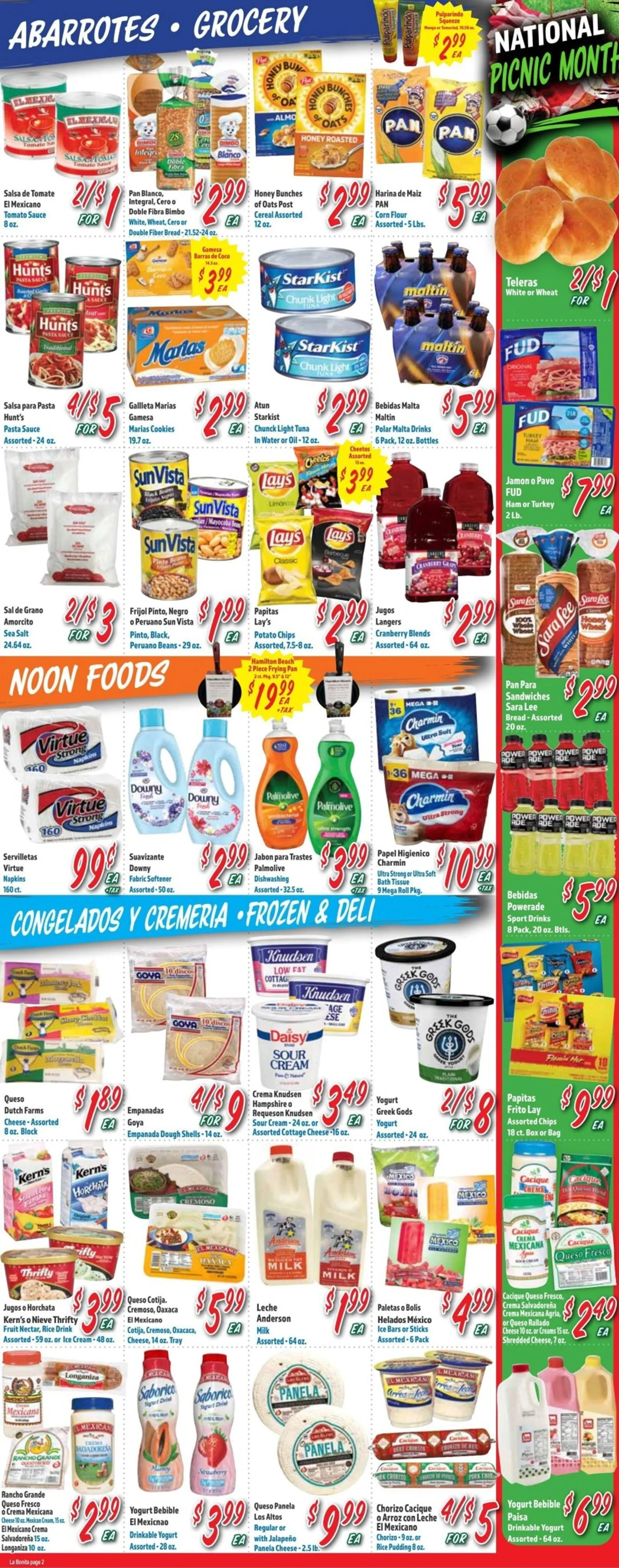 Weekly ad La Bonita Supermarkets - Summer Specials: Sabores de Verano from July 8 to July 14 2026 - Page 2