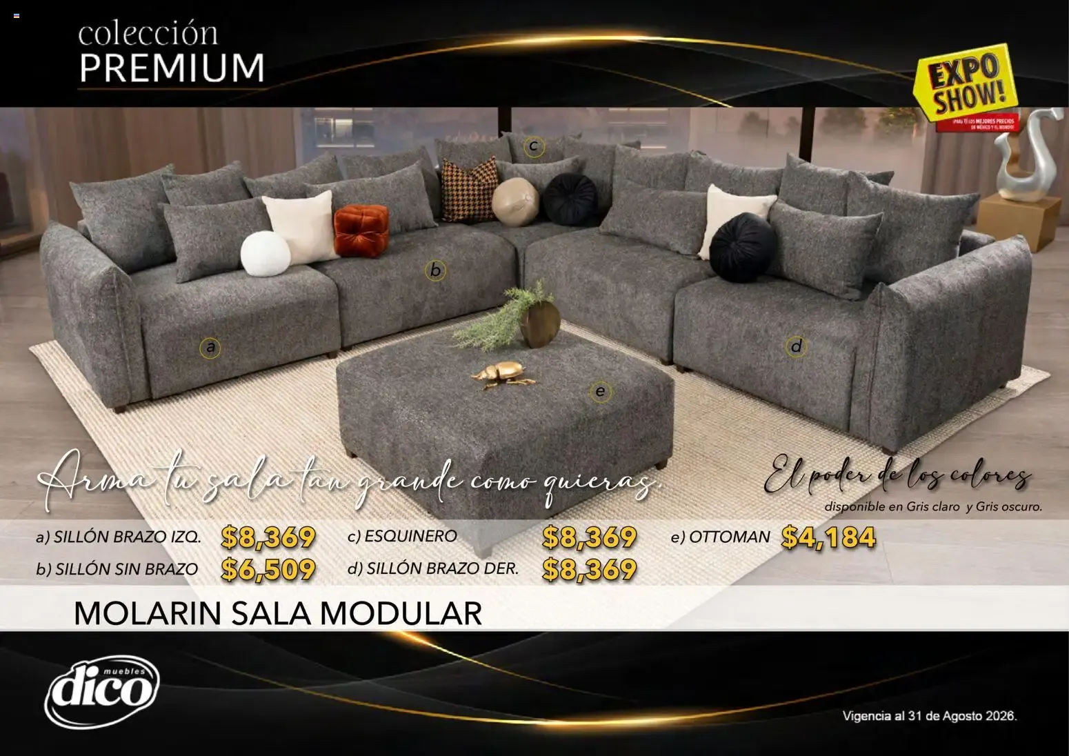 Catálogo de Muebles Dico Catálogo: Colección Premium y Expo Show! 1 de agosto al 31 de agosto 2026 - Pagina 20