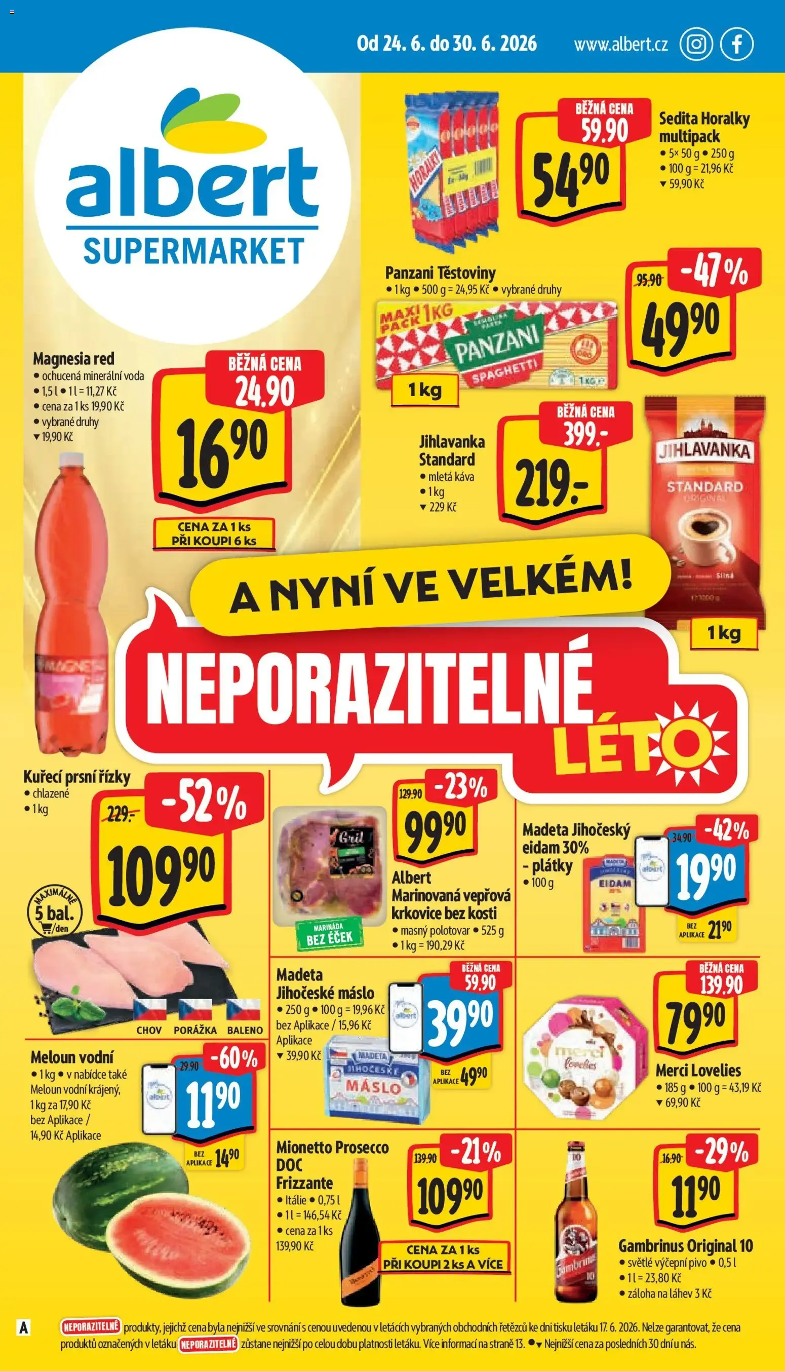Albert leták - Supermarket od 24.06.2026 - Akční leták - 24. června 30. června 2026 - Page 1