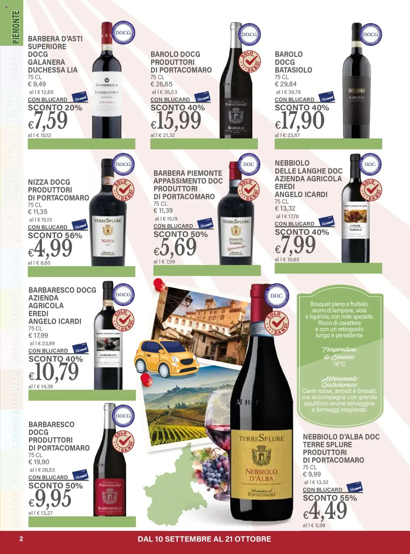 Il Tempo, La Terra, Il Gusto - L'Italia in un Solo Sorso da 10 settembre a 21 ottobre di 2026 - Pagina del volantino 2