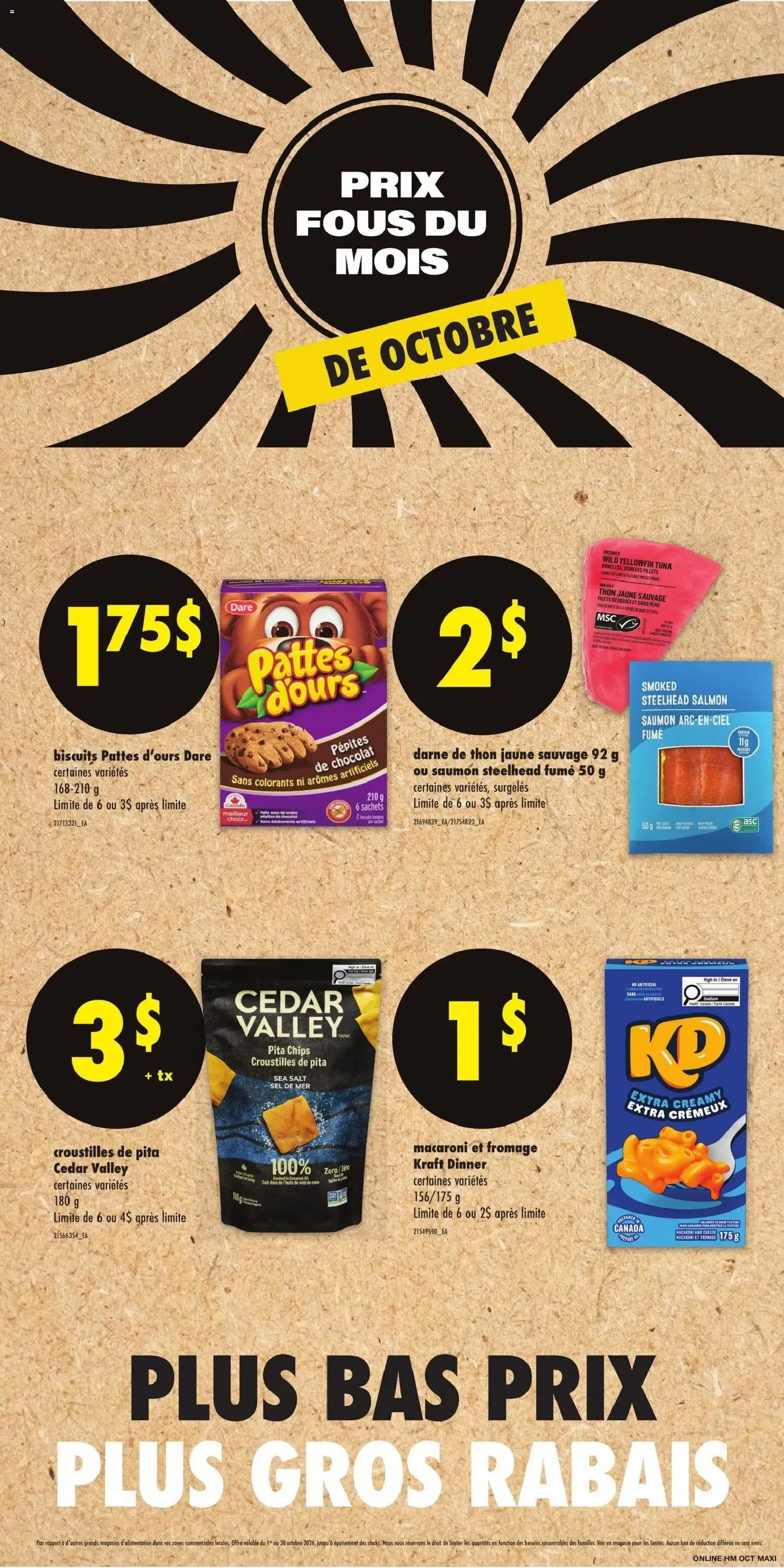 Maxi weekly flyer / circulaire from Oct 15, 2026 > weekly specials & deals from October 15 to October 21 2026 - flyer page 4