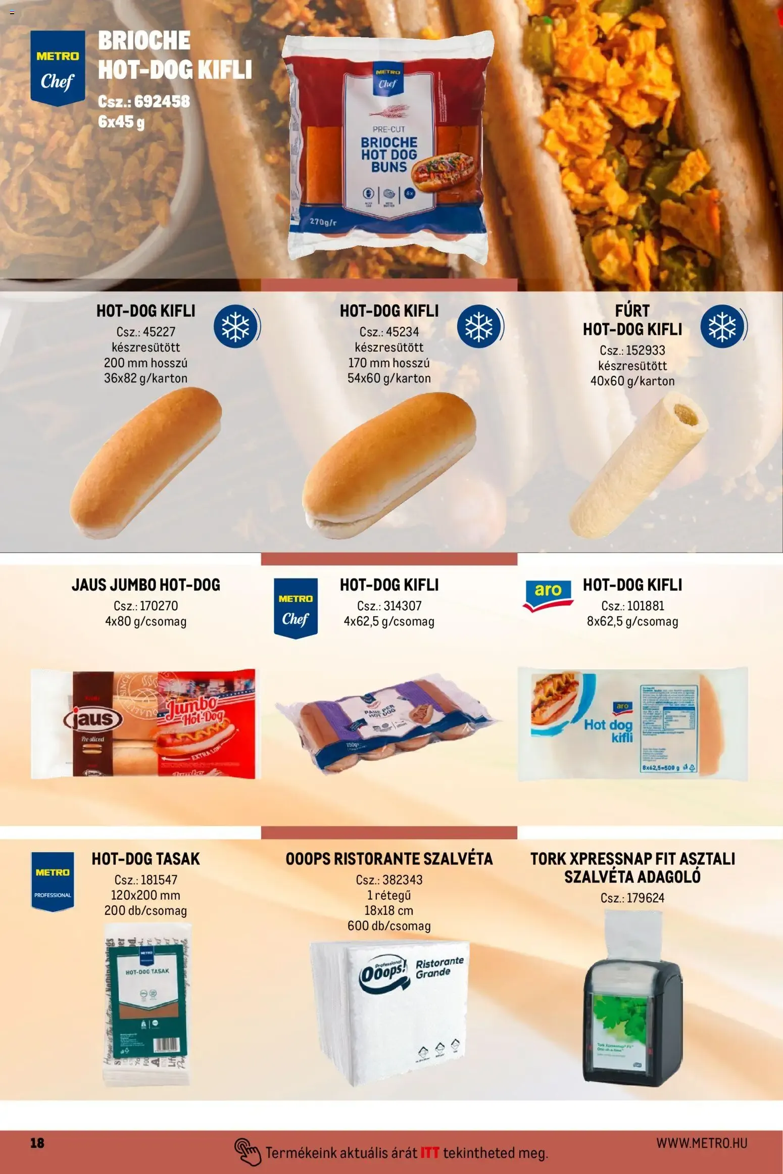 Katalógus Metro Street food megoldások - 2026.04.01. -tól/töl > akció, lapozható szórólap 🛍️ április 1.-tól december 31.-ig 2026. - Oldal 18