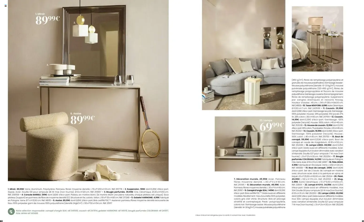 Maisons du Monde - Itinéraire Estival Collection Printemps - Été 2026 du 16 février au 1 septembre 2026 - Catalogue page 31
