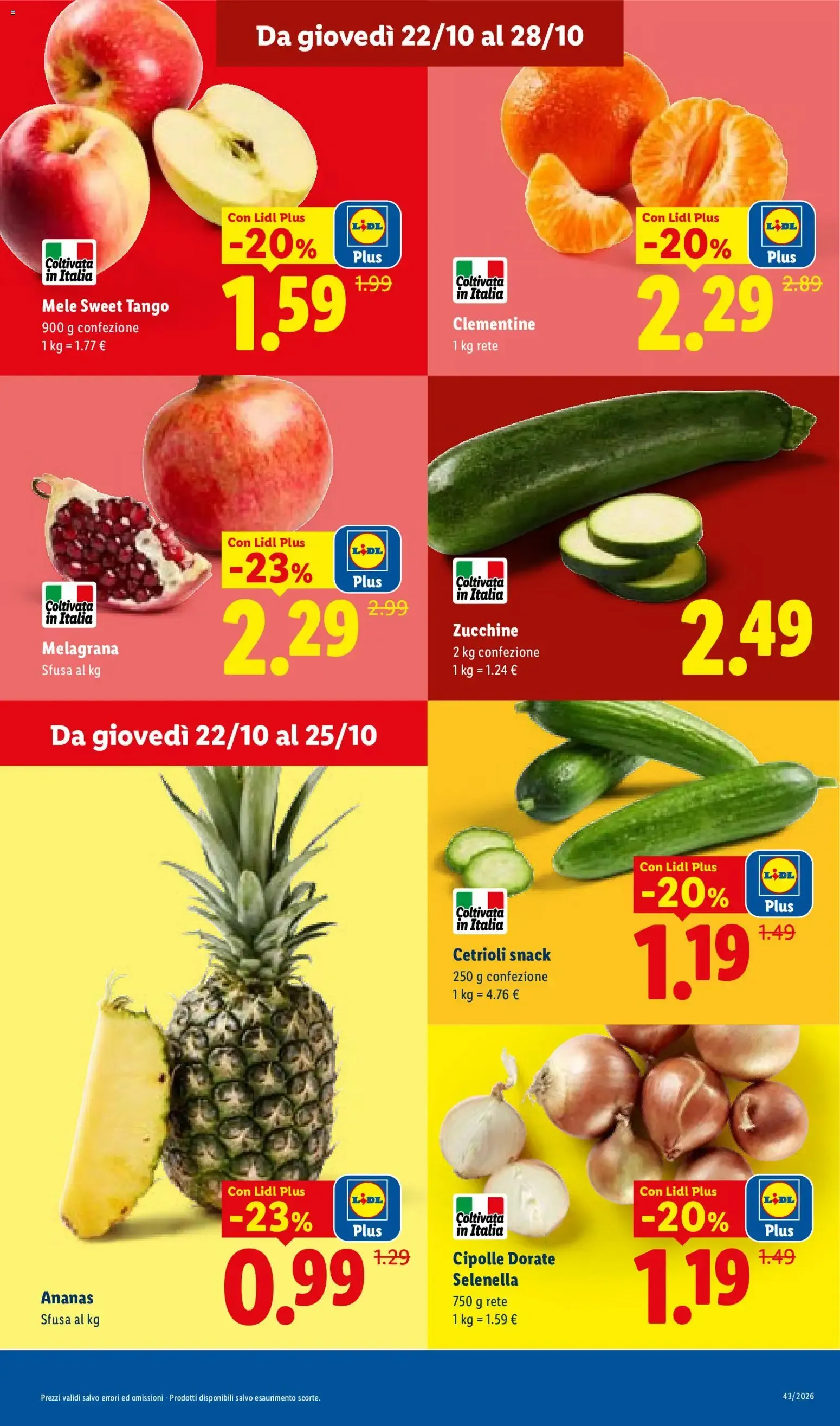 Lidl: Piccoli Prezzi, Grande Qualità da 22 ottobre a 28 ottobre di 2026 - Pagina del volantino 7