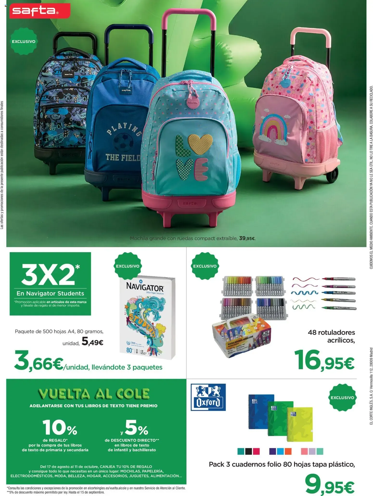 Catálogo de Hipercor - Vuelta al cole del 17/08/2026 | folleto 17 de agosto al 30 de septiembre 2026 - Página 20